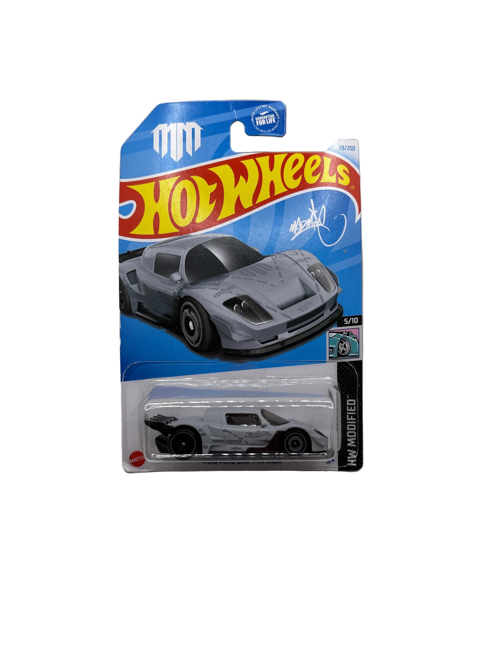 Hot Wheels Mad Mike Drift Attack Diecast white