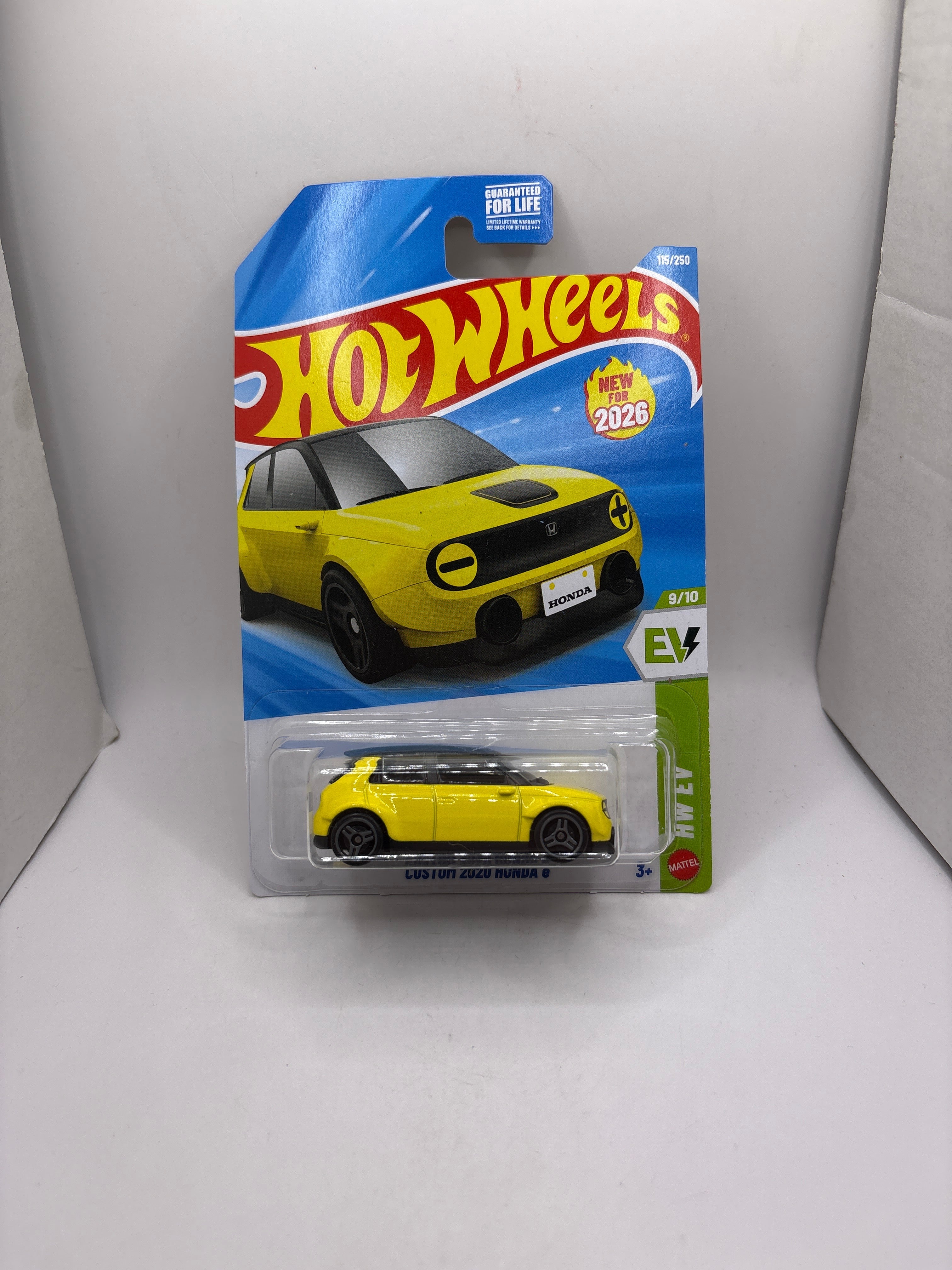 Hot Wheels Custom 2020 Honda e Diecast yellow