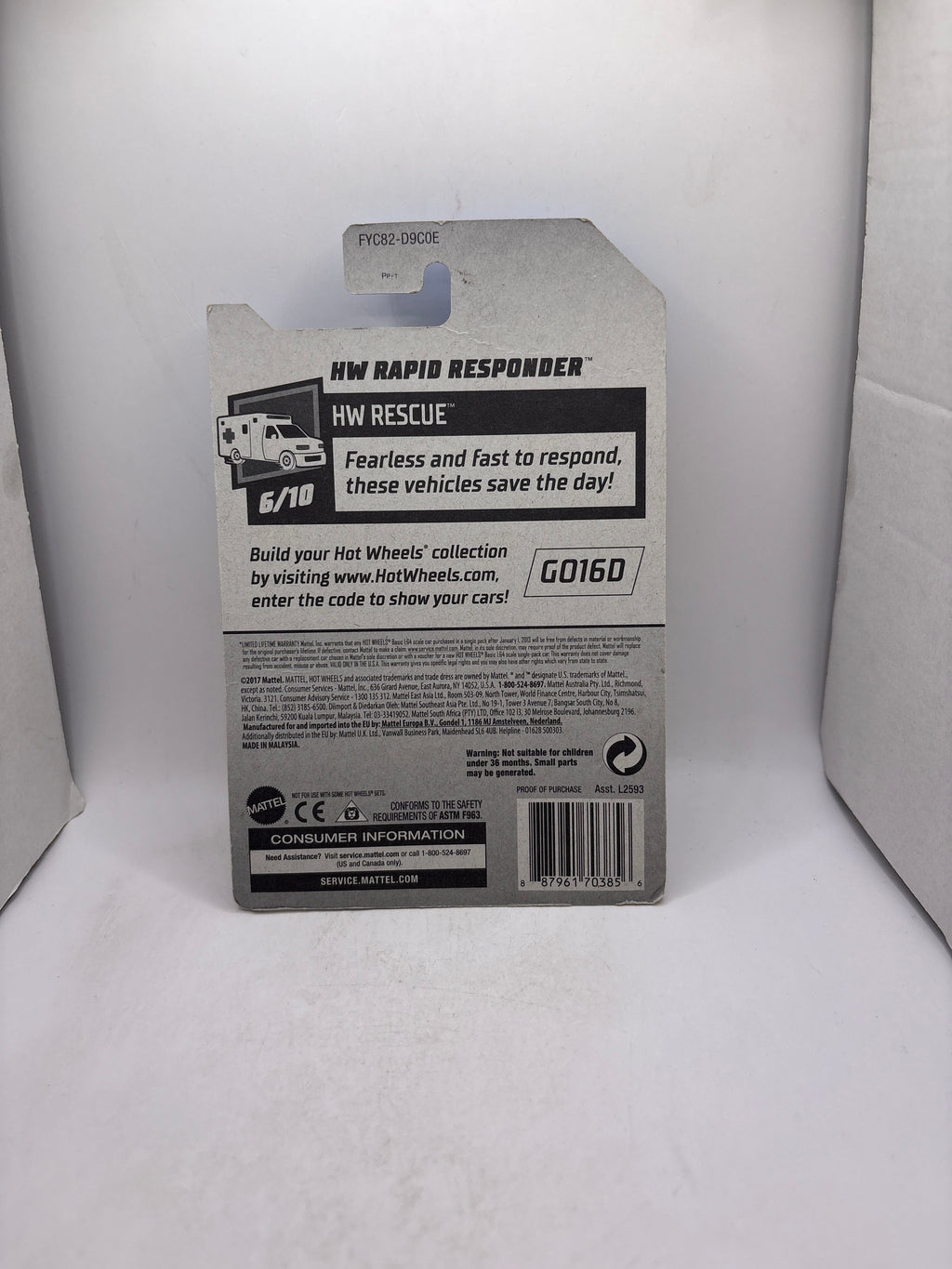 Hot Wheels HW Rapid Responder Diecast