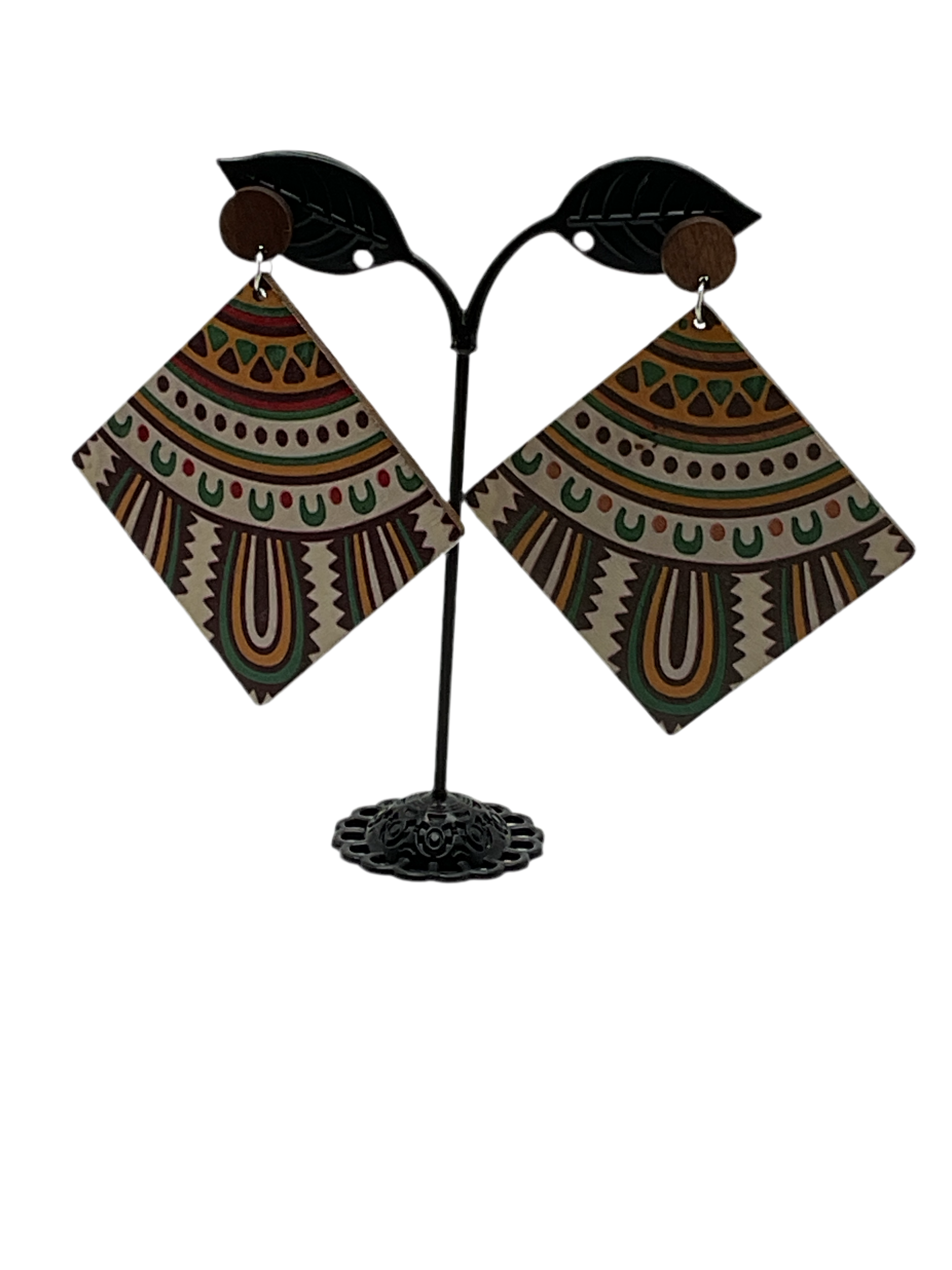 Square earrings