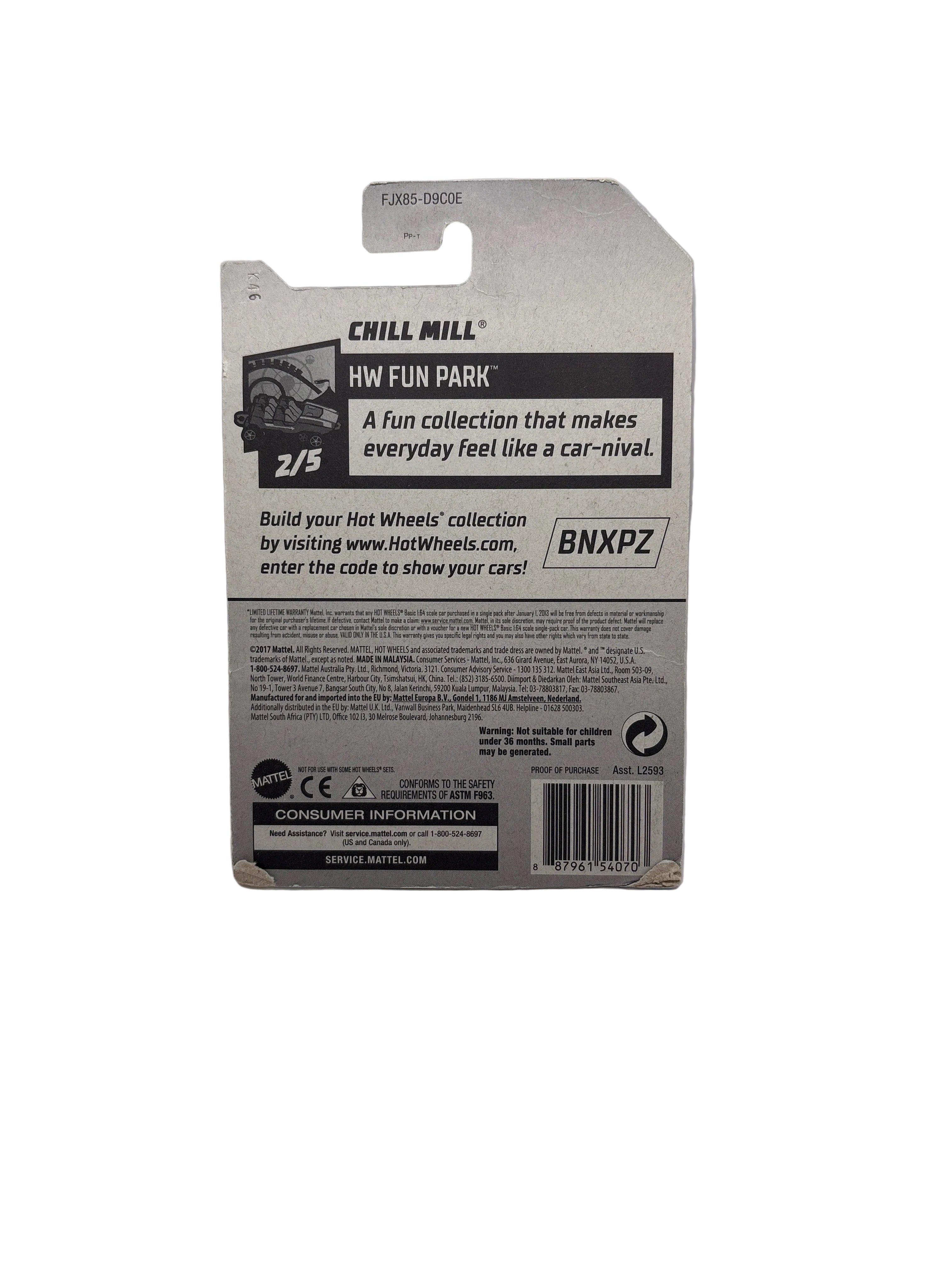 Hot Wheels Chill Mill Diecast blue