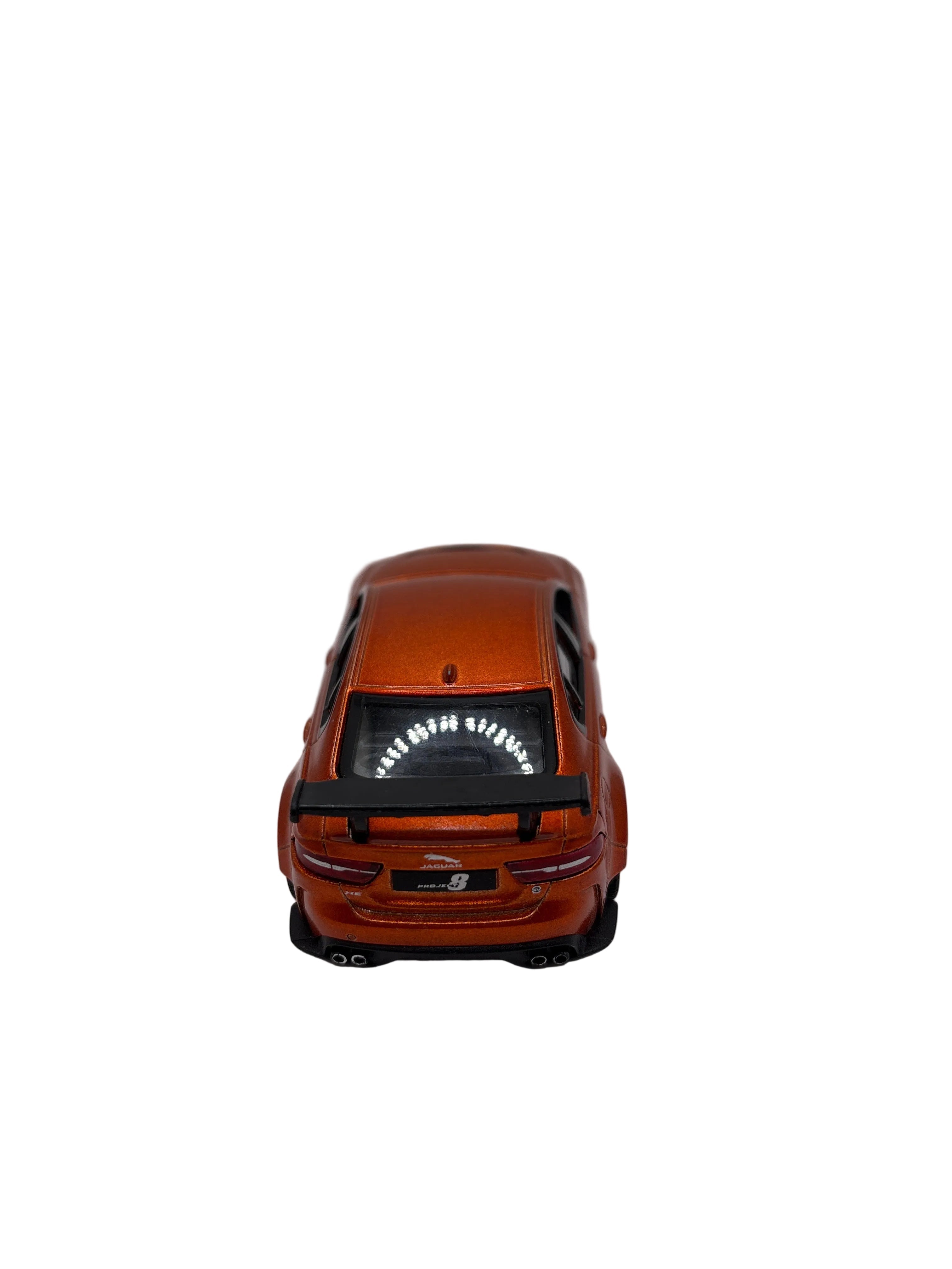 Kinsmart Jaguar XE SV Project 8 Diecast orange