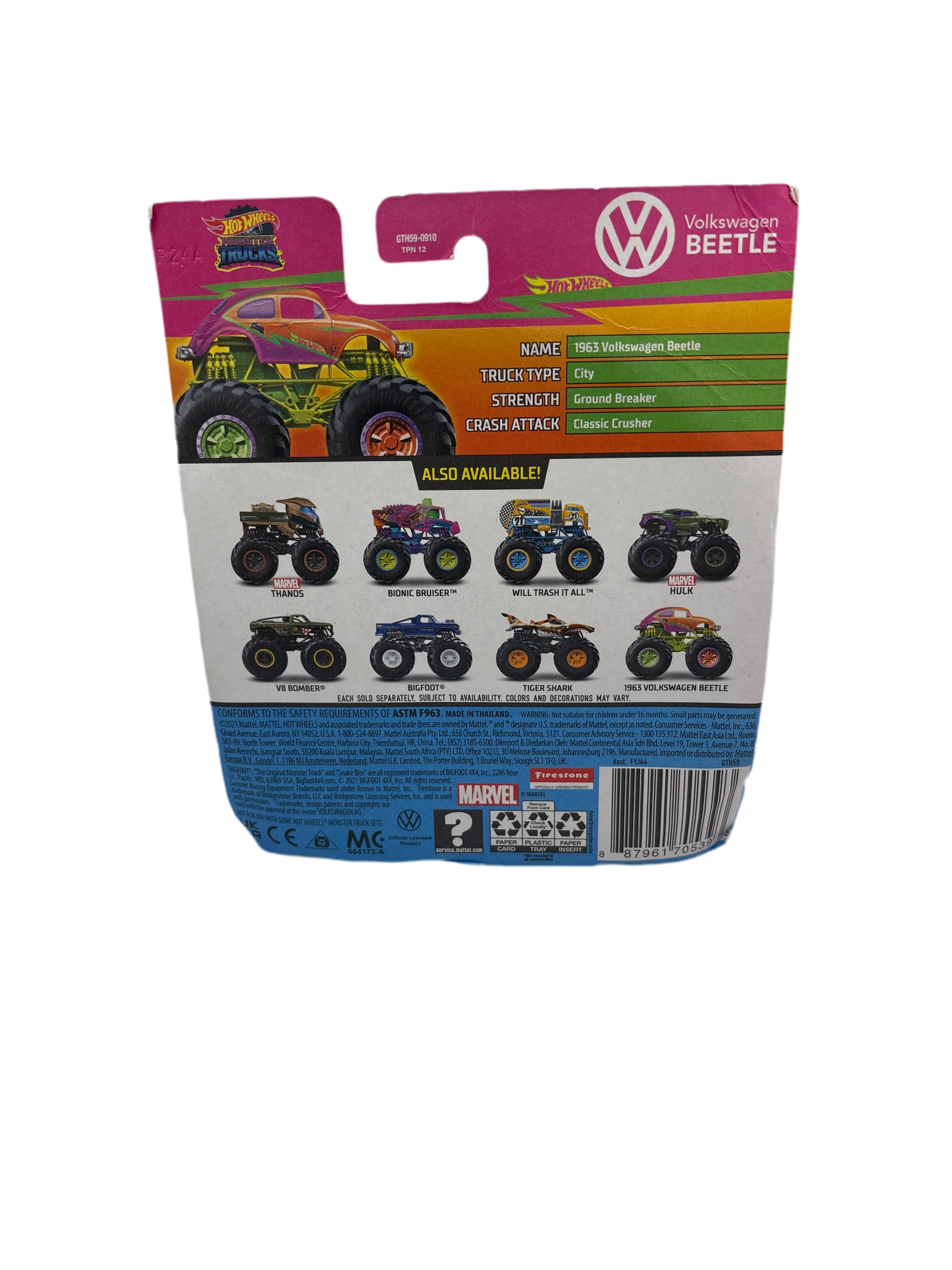 Hot Wheels Volkswagen Beetle Diecast