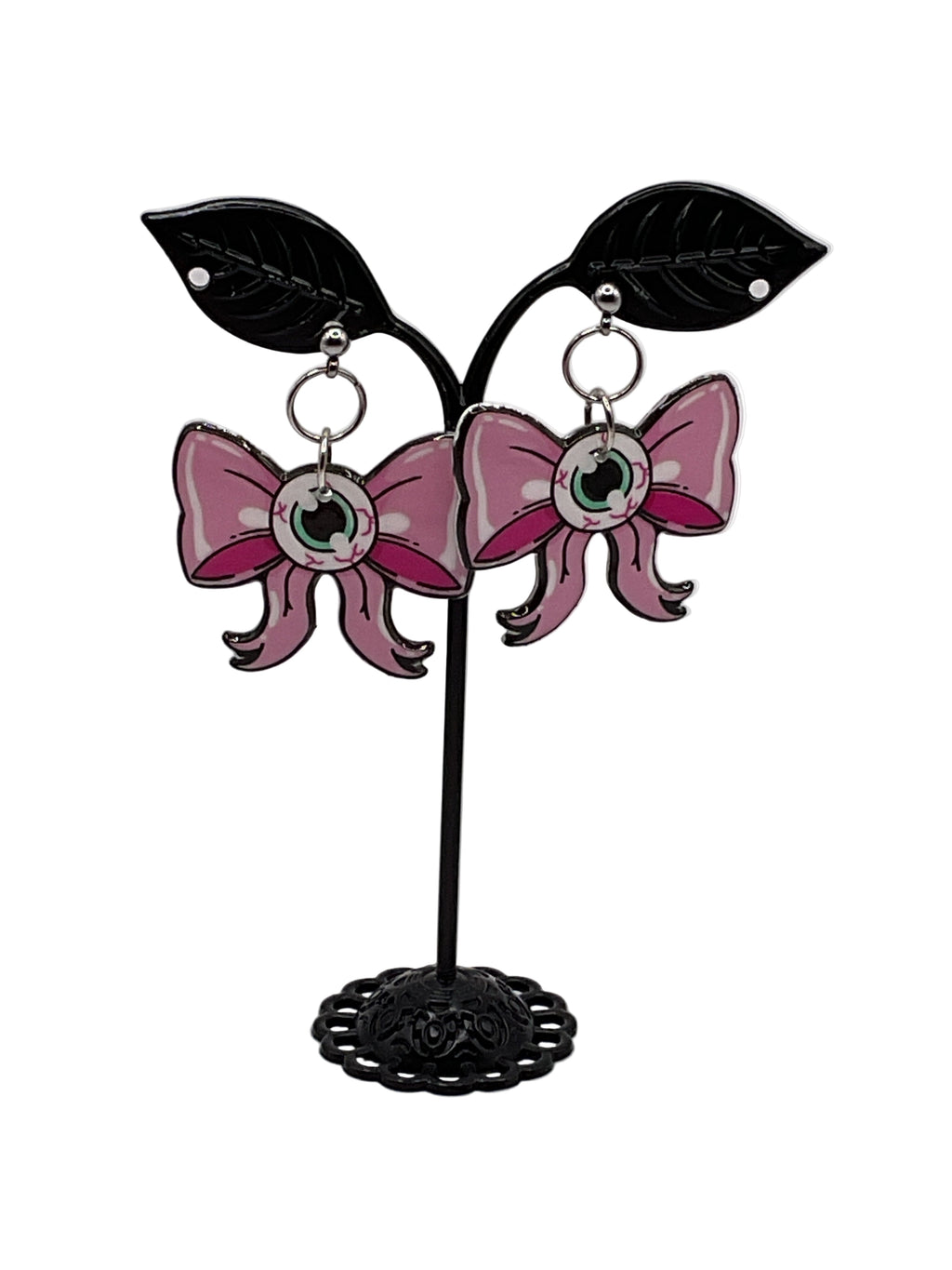 Bow Eye Earrings