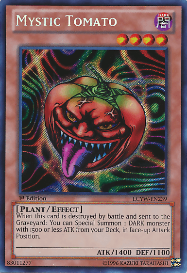Mystic Tomato [LCYW-EN239] Secret Rare