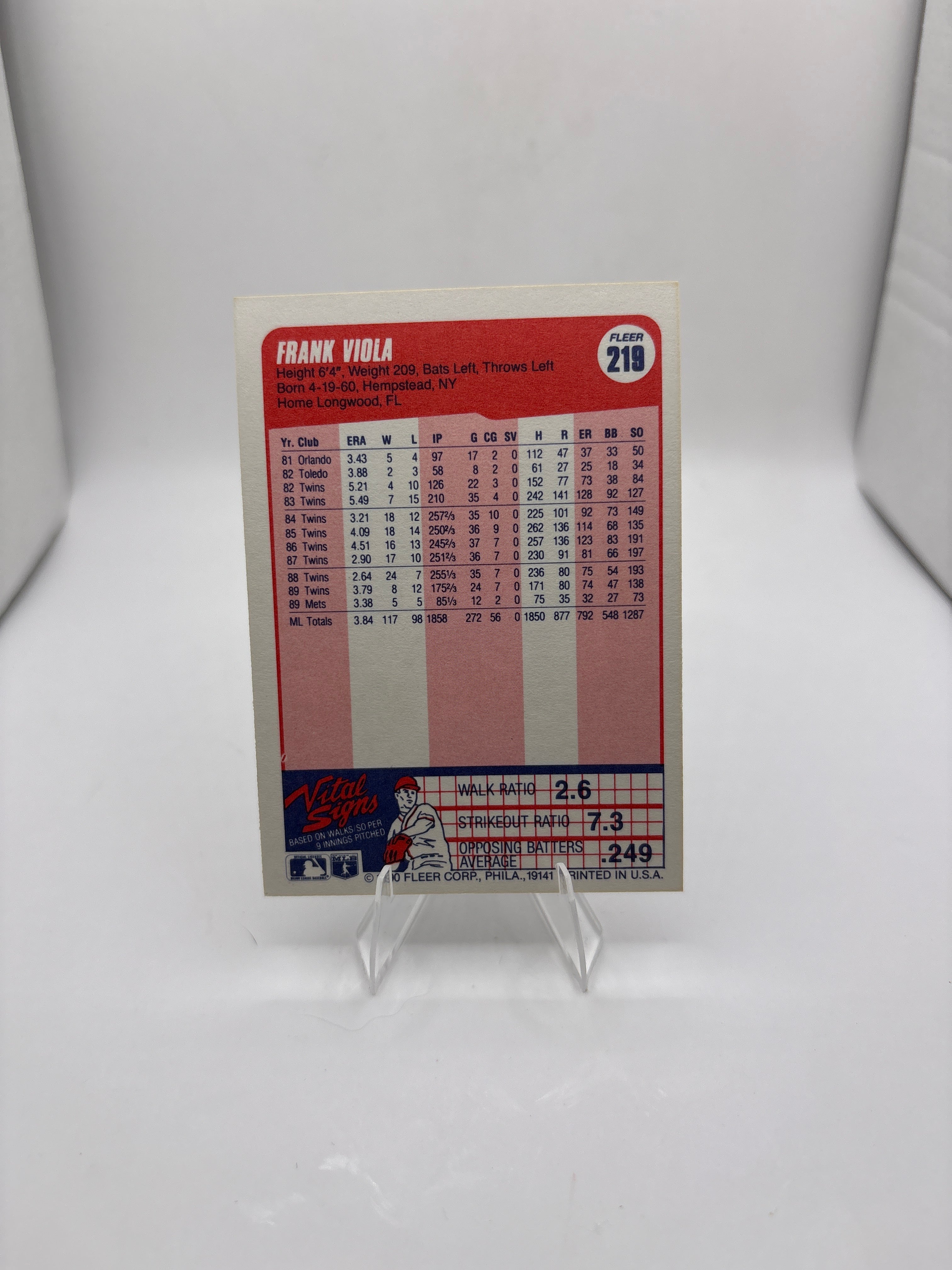 Fleer Frank Viola