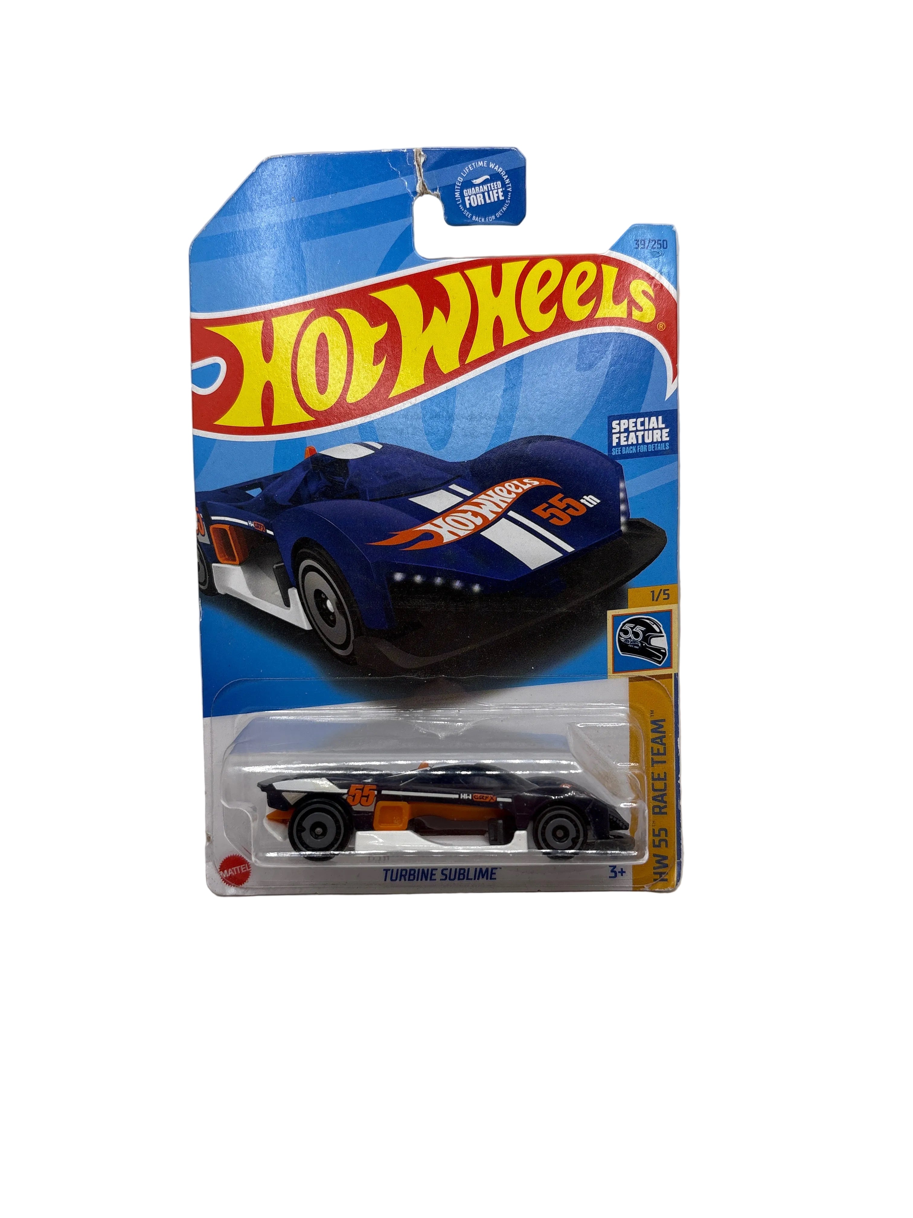 Hot Wheels Turbine Sublime Diecast blue