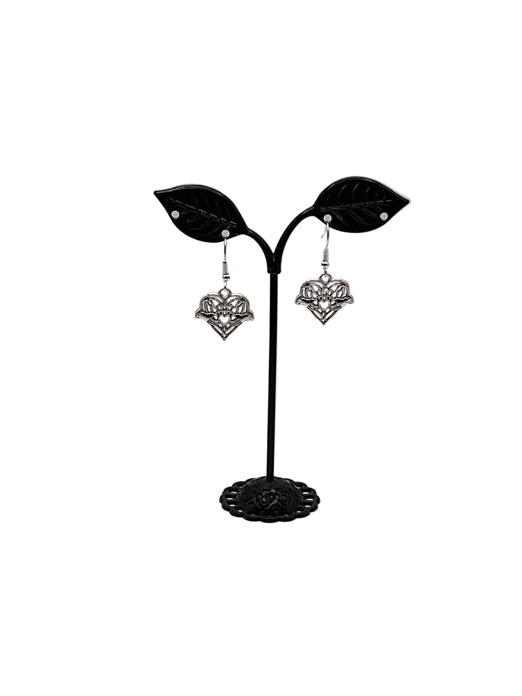 Filagree Heart Earrings
