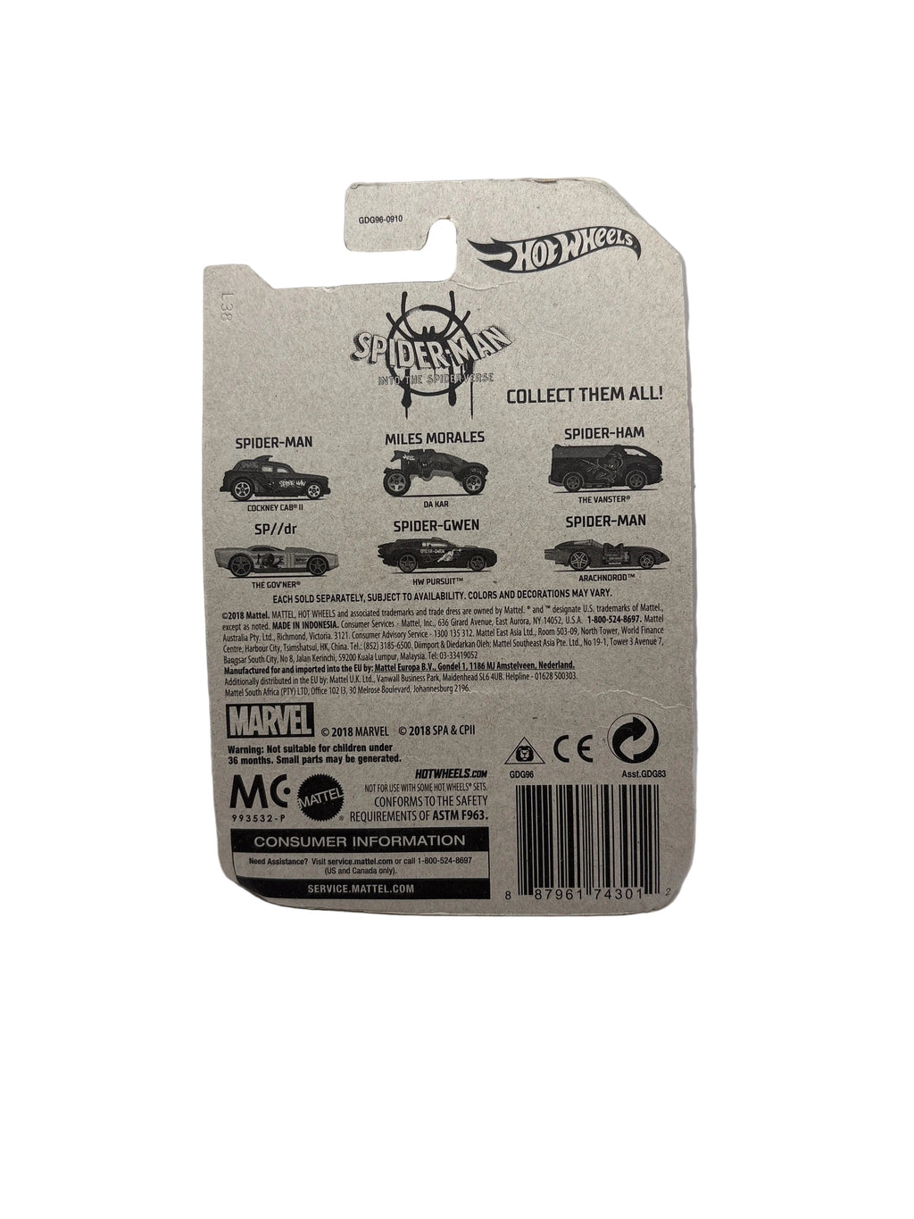 Hot Wheels The Vanster Diecast black