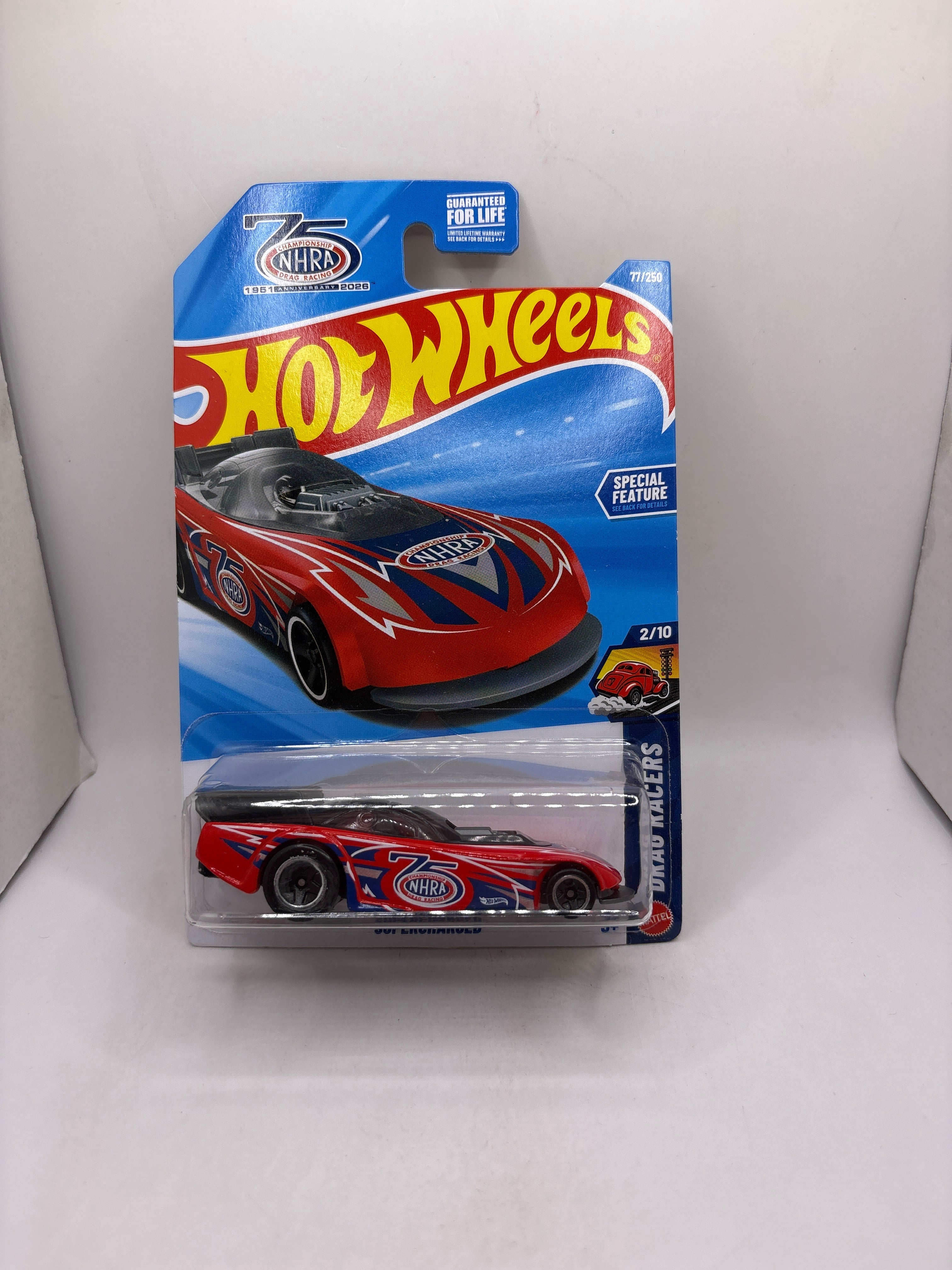 Hot Wheels Supercharged Diecast red