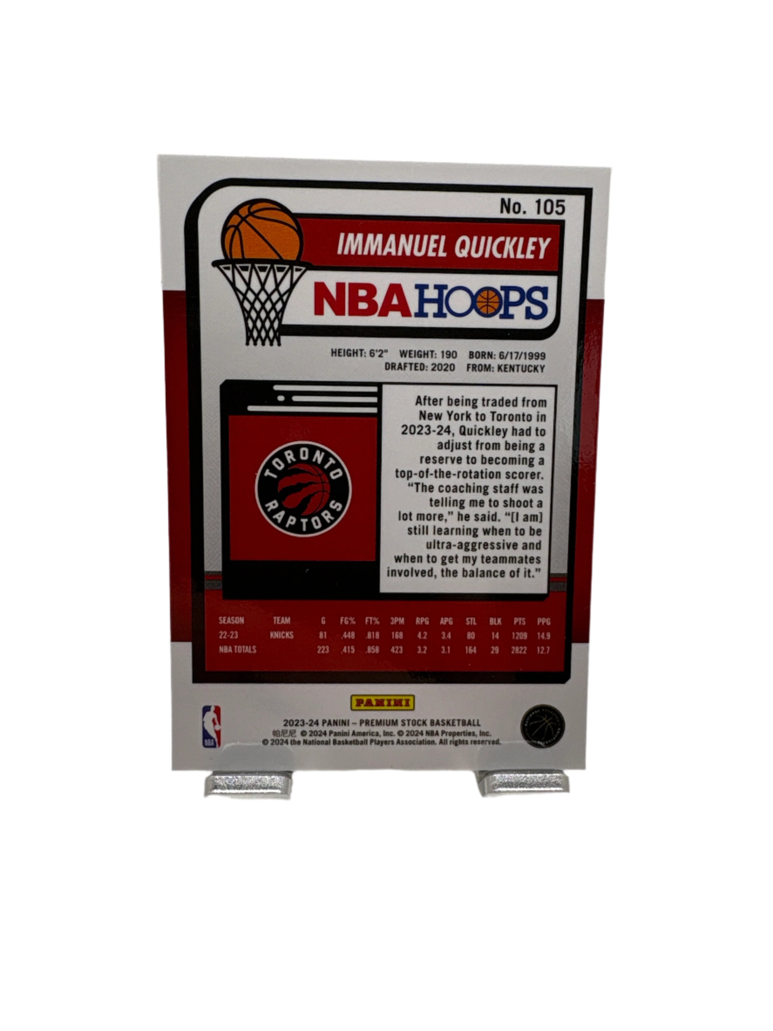 NBA Hoops Immanuel Quickley