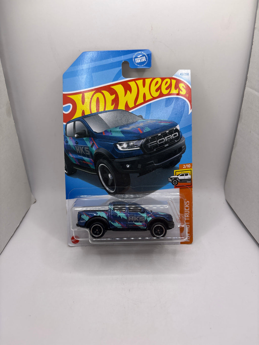 Hot Wheels 19 Ford Ranger Raptor Diecast blue