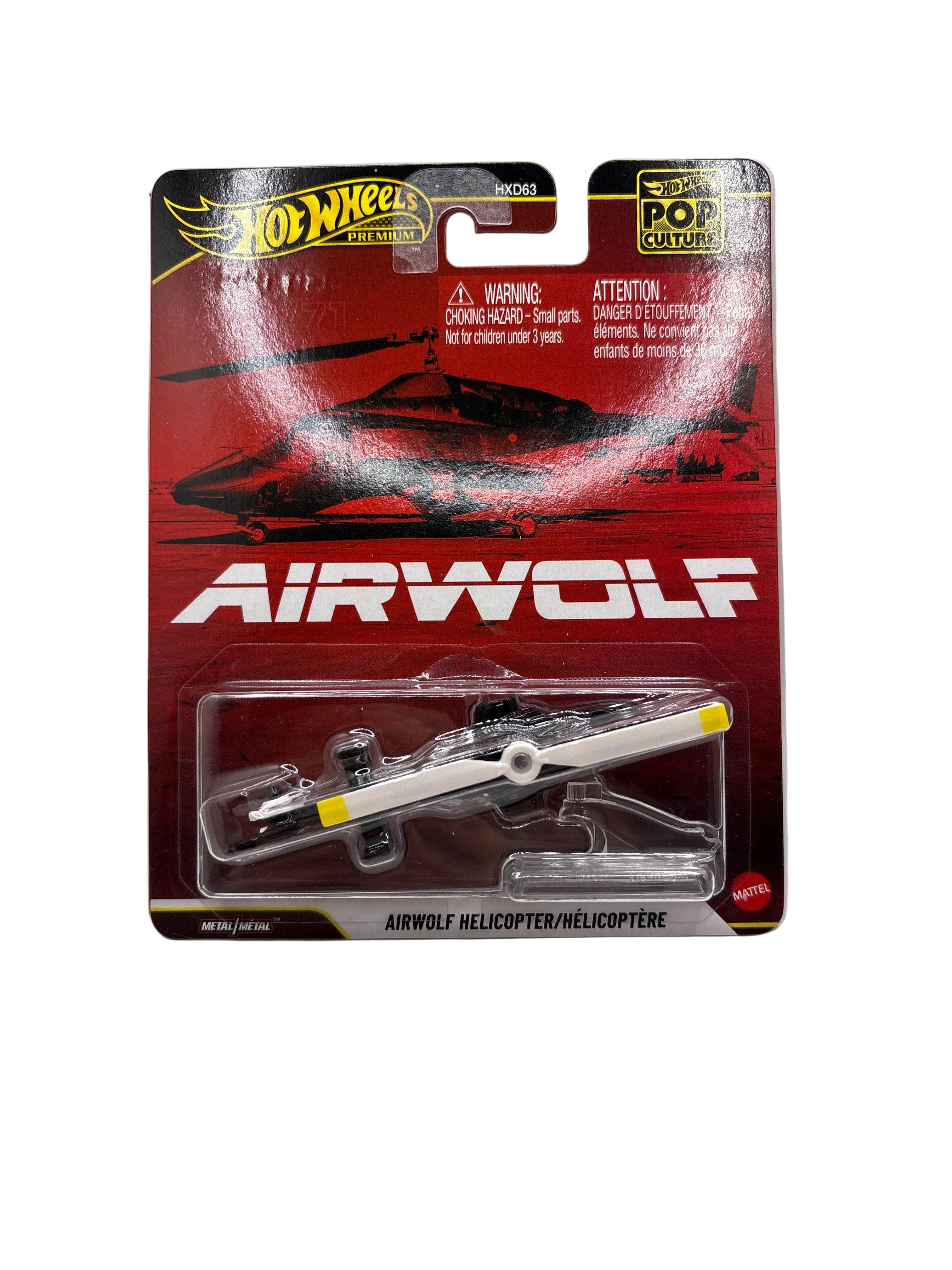 Hot Wheels Airwolf Helicopter Diecast black