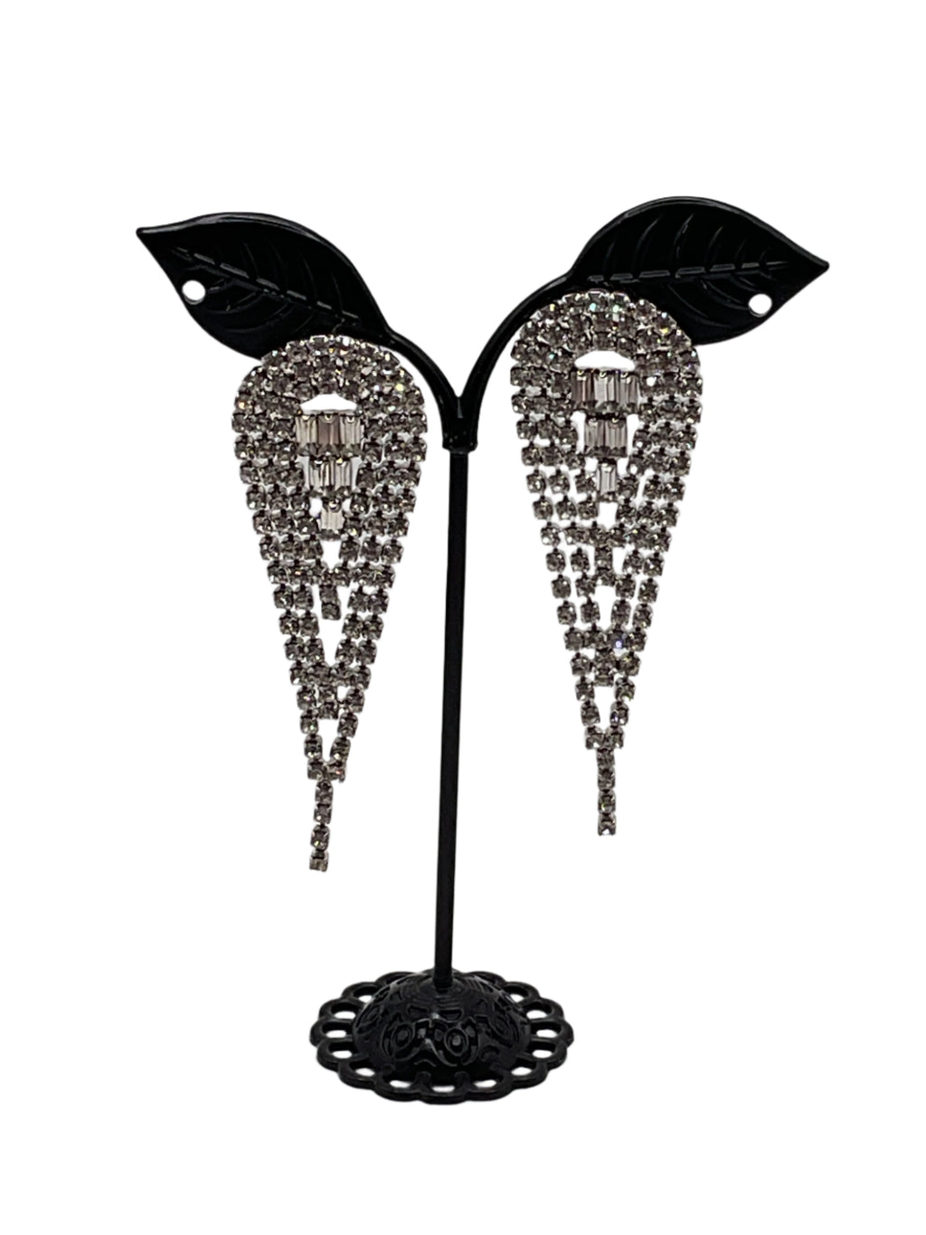 Shiny Tear Drop Earrings