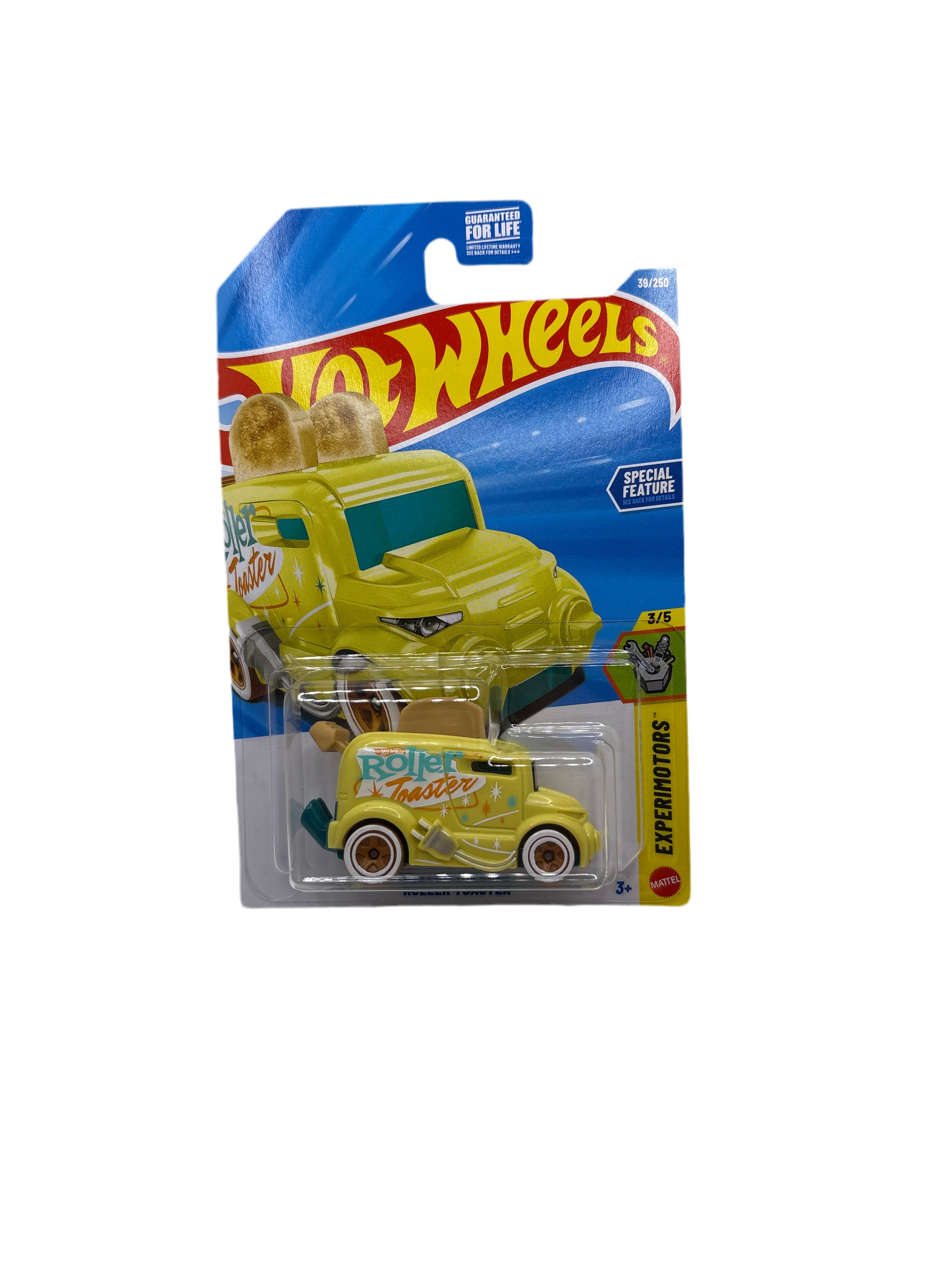 Hot Wheels Roller Toaster Diecast yellow