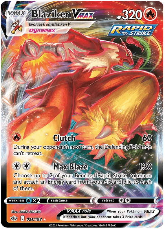 Blaziken VMAX (021/198) [Sword & Shield: Chilling Reign]