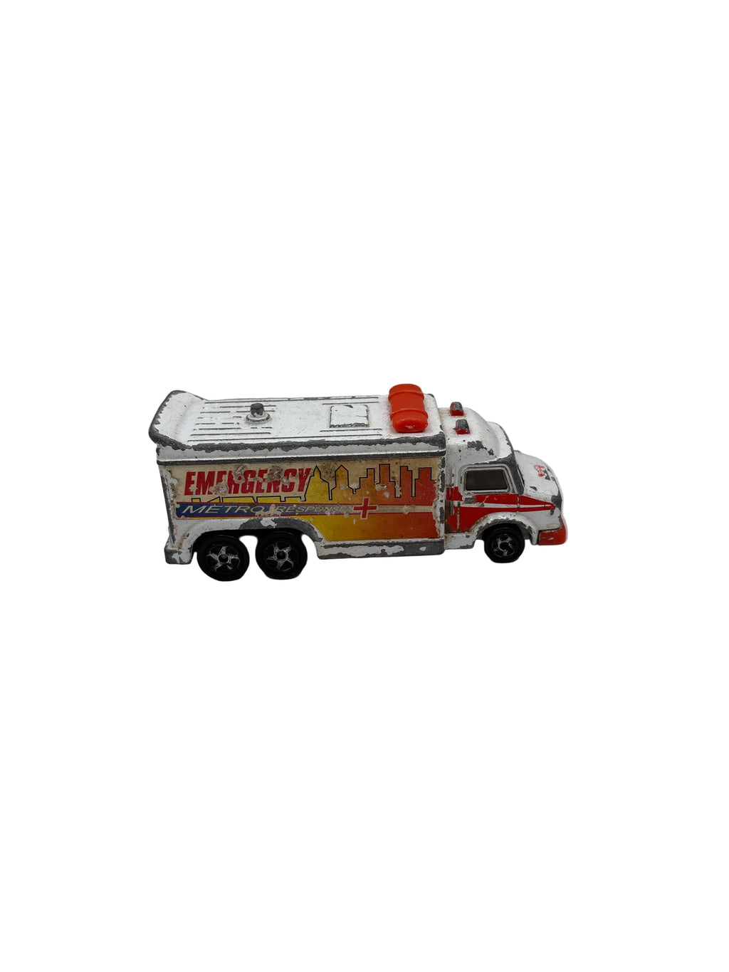 Hot Wheels Emergency Metro Response Diecast white
