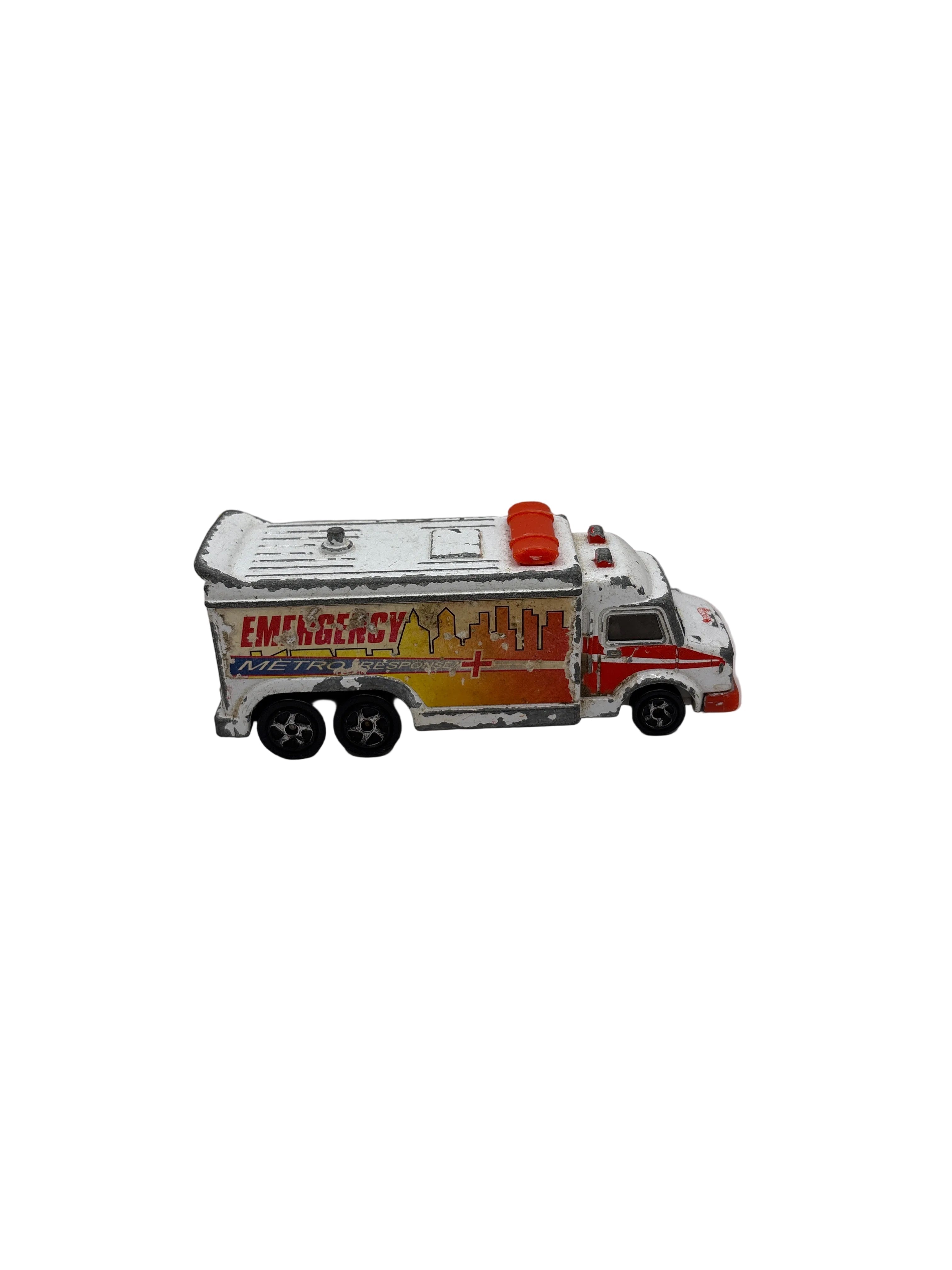 Hot Wheels Emergency Metro Response Diecast white