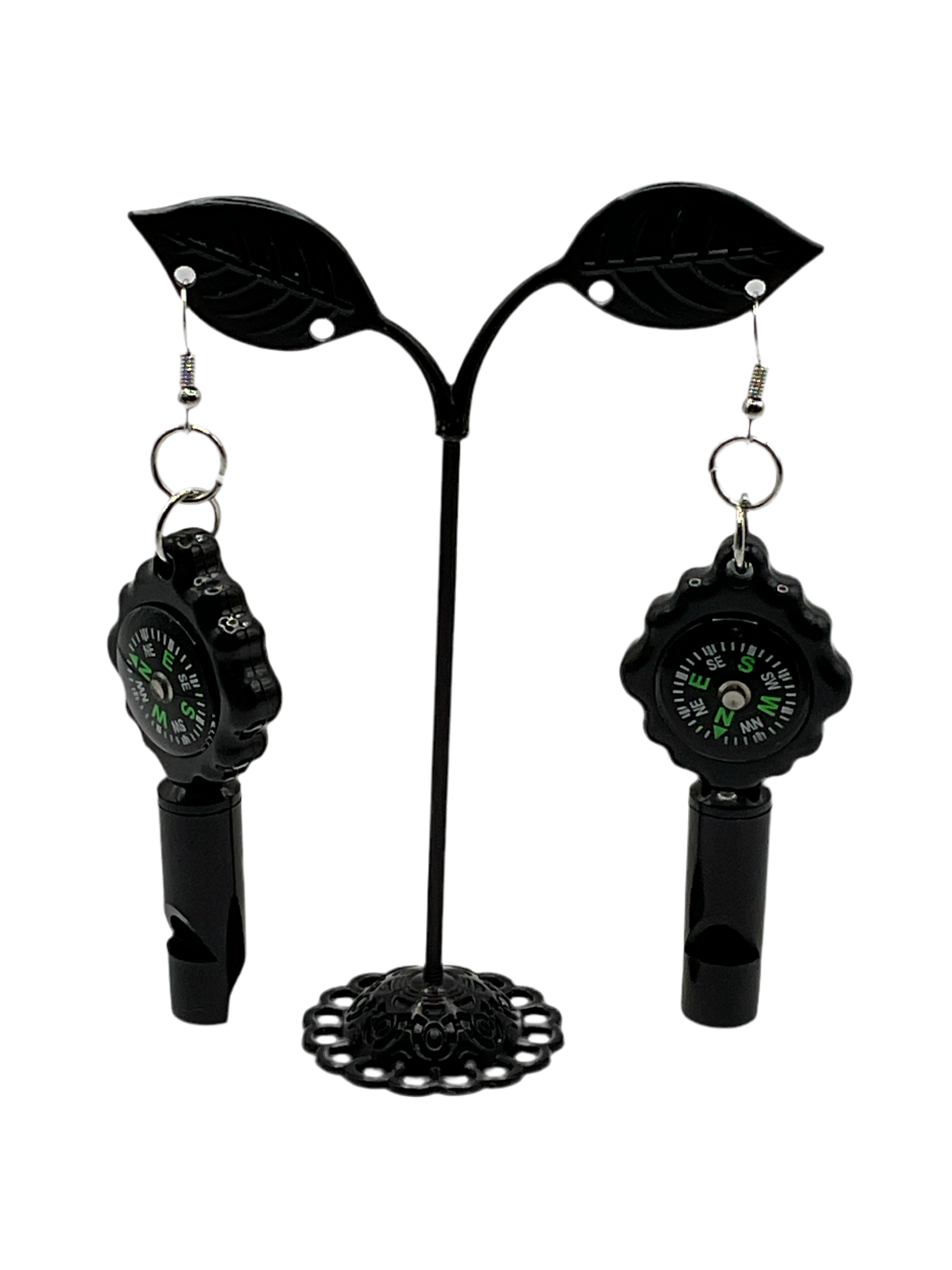 compass earrings