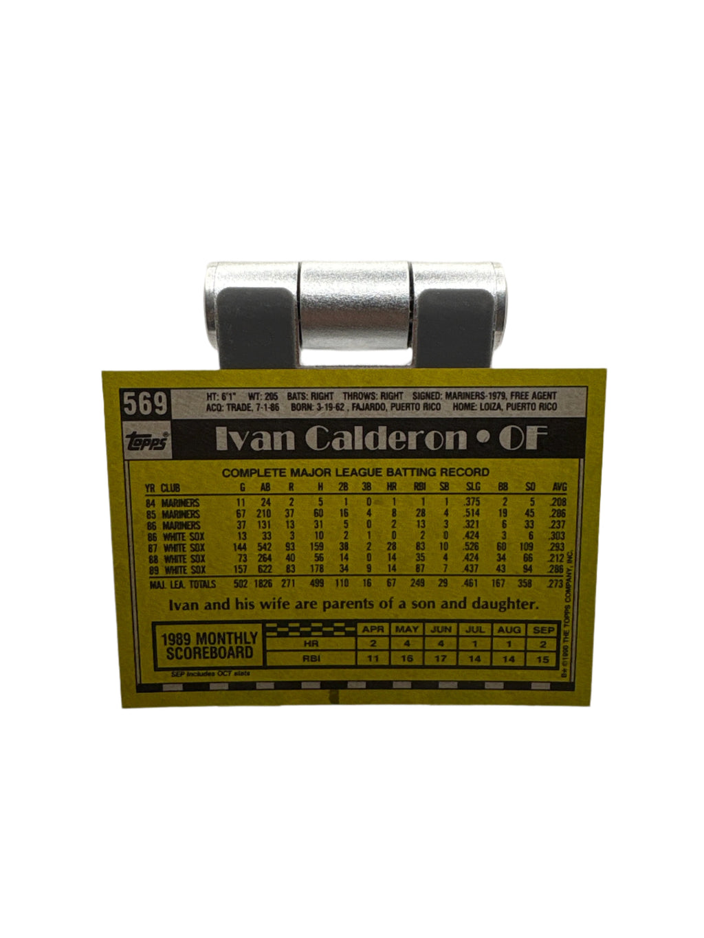 Topps Ivan Calderon