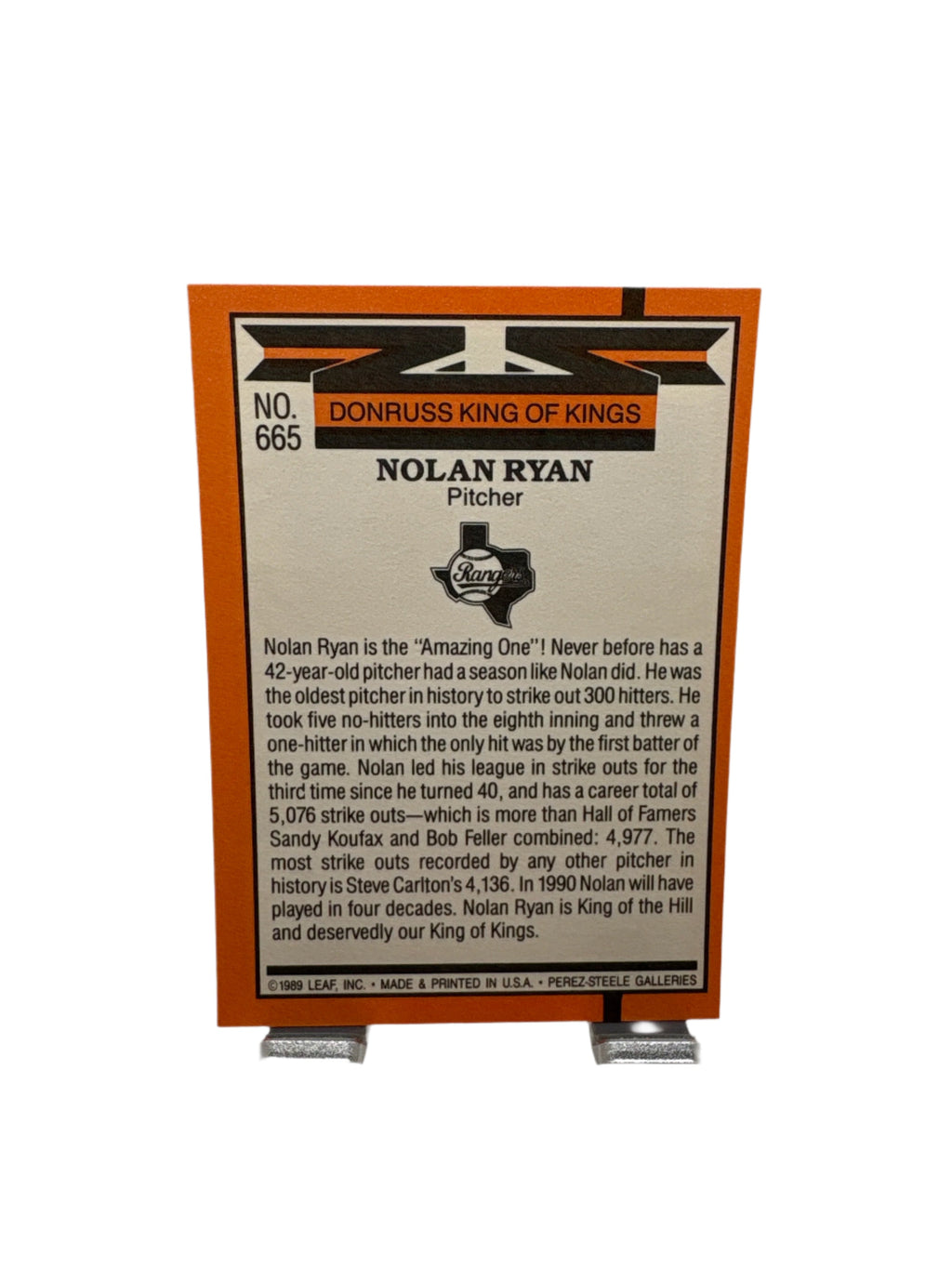 Donruss Nolan Ryan