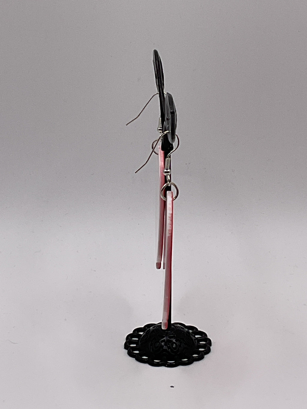 Red balloon earrings