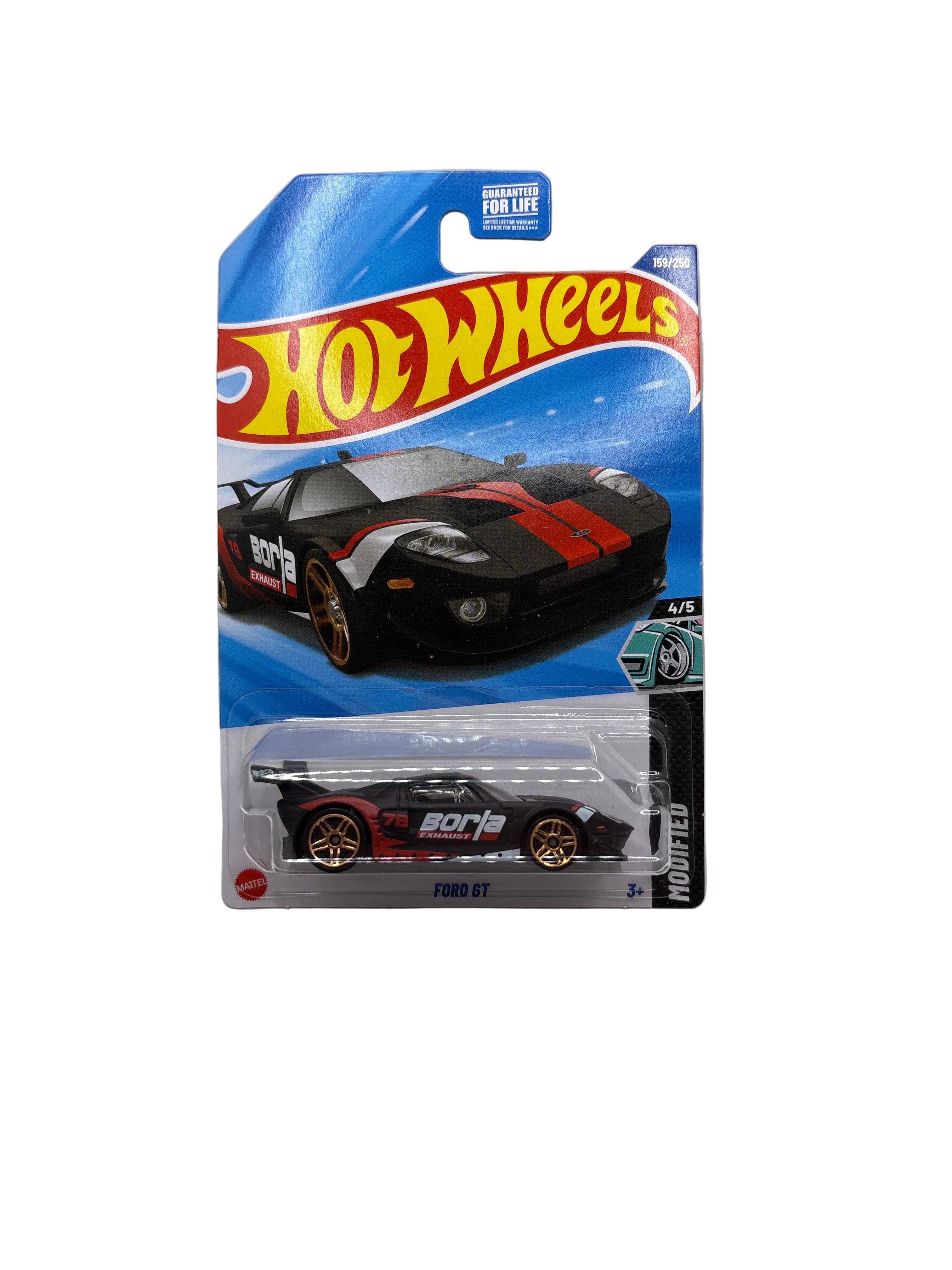 Hot Wheels Ford GT Diecast black