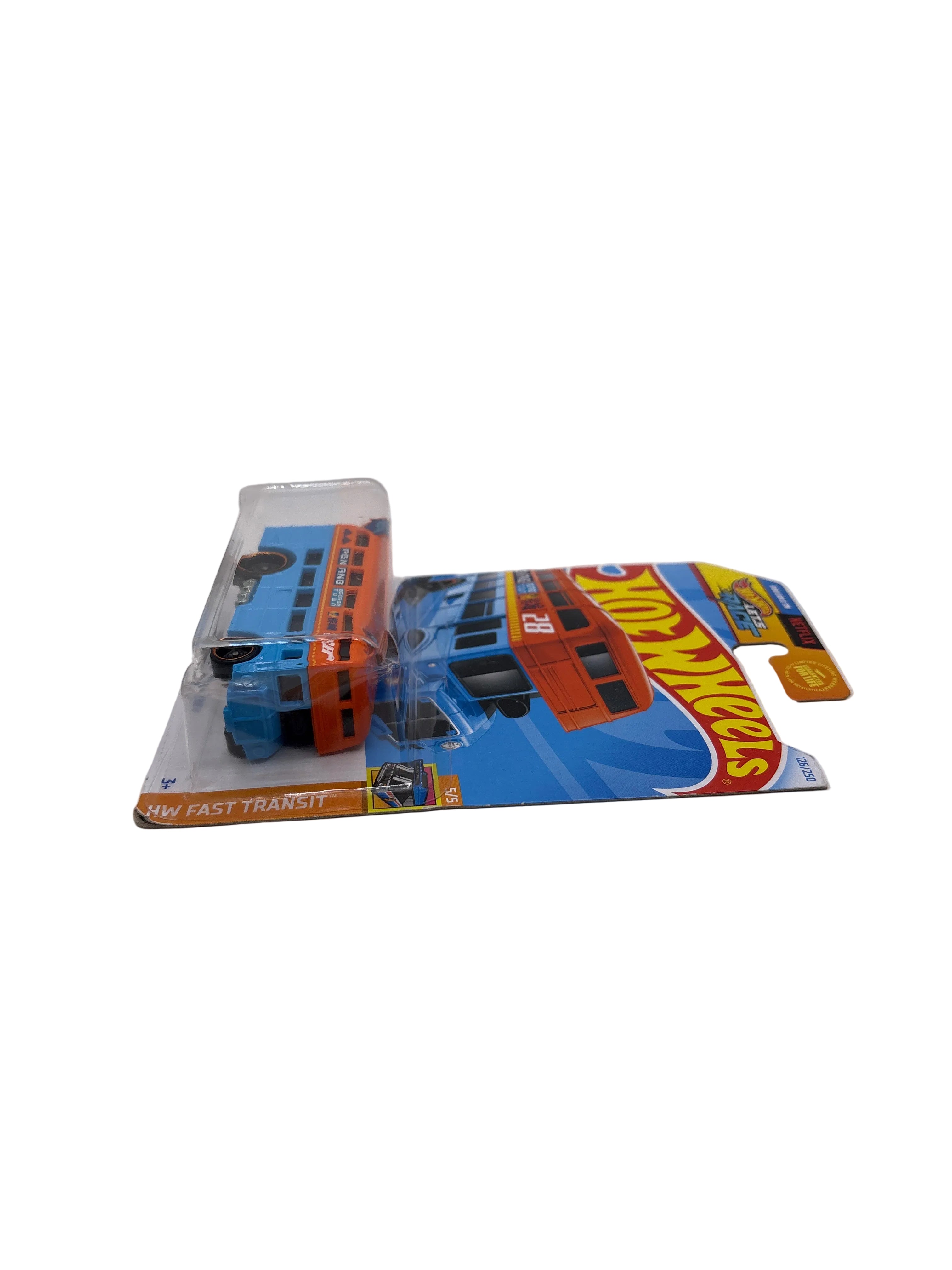 Hot Wheels Trouble Decker Diecast blue