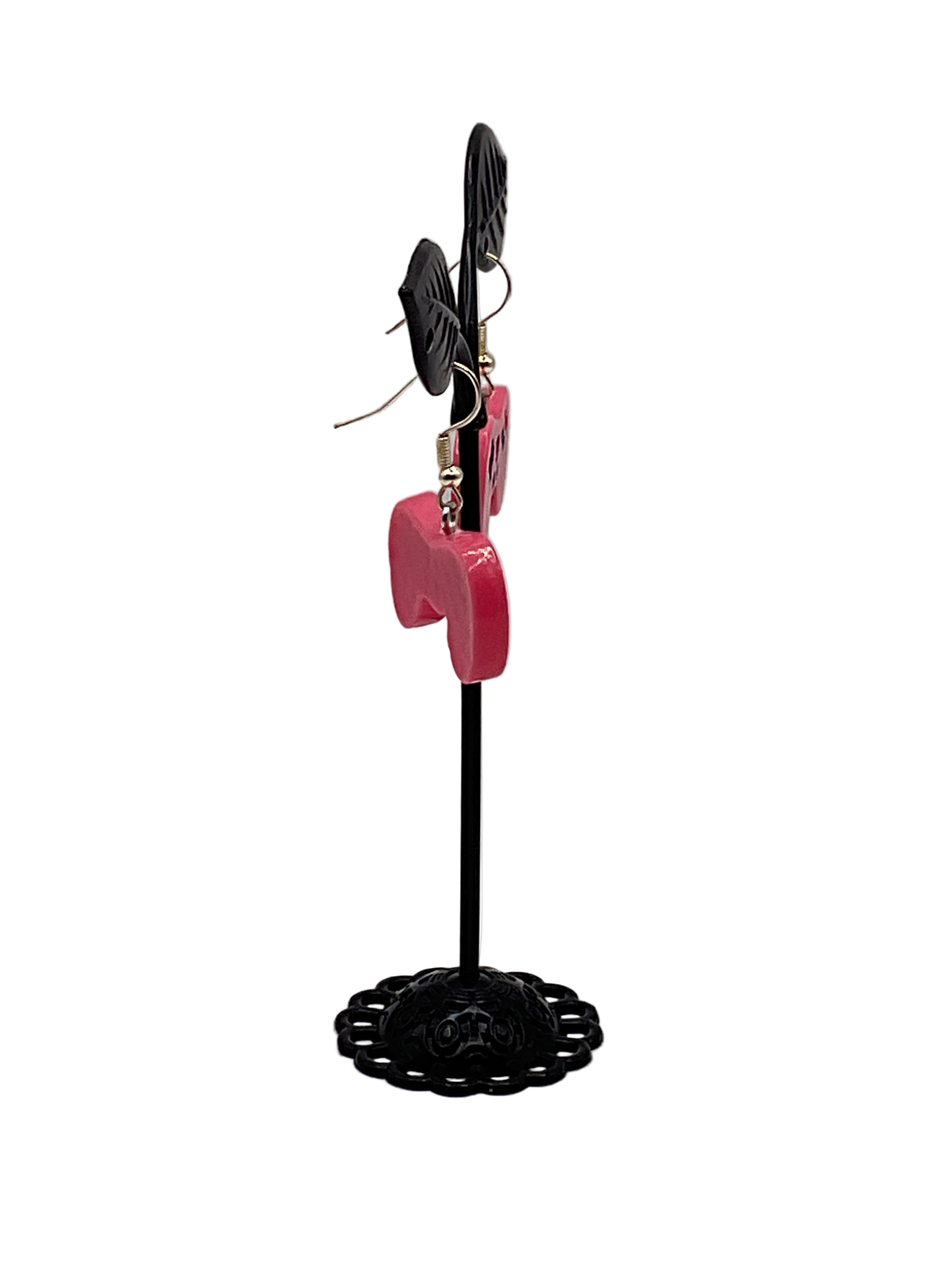 Pink Gaming Controller Earrings