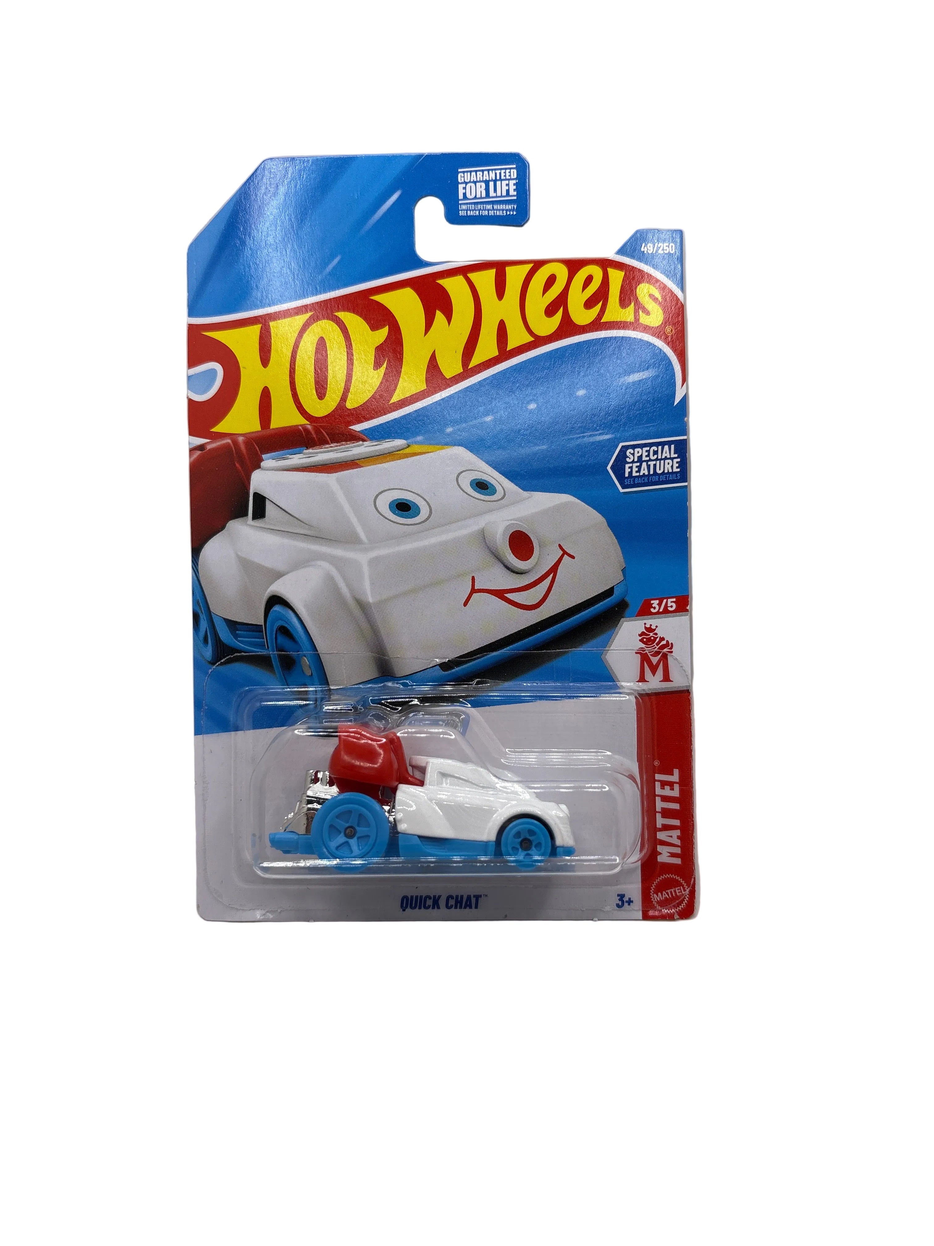 Hot Wheels Quick Chat Diecast white