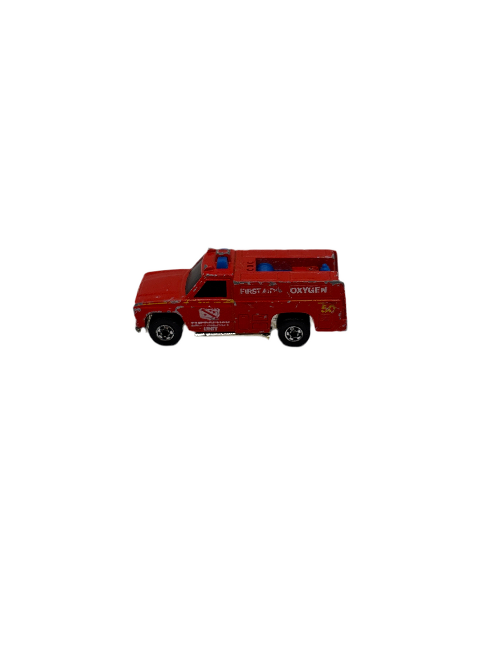 Hot Wheels Emergency Unit Diecast red