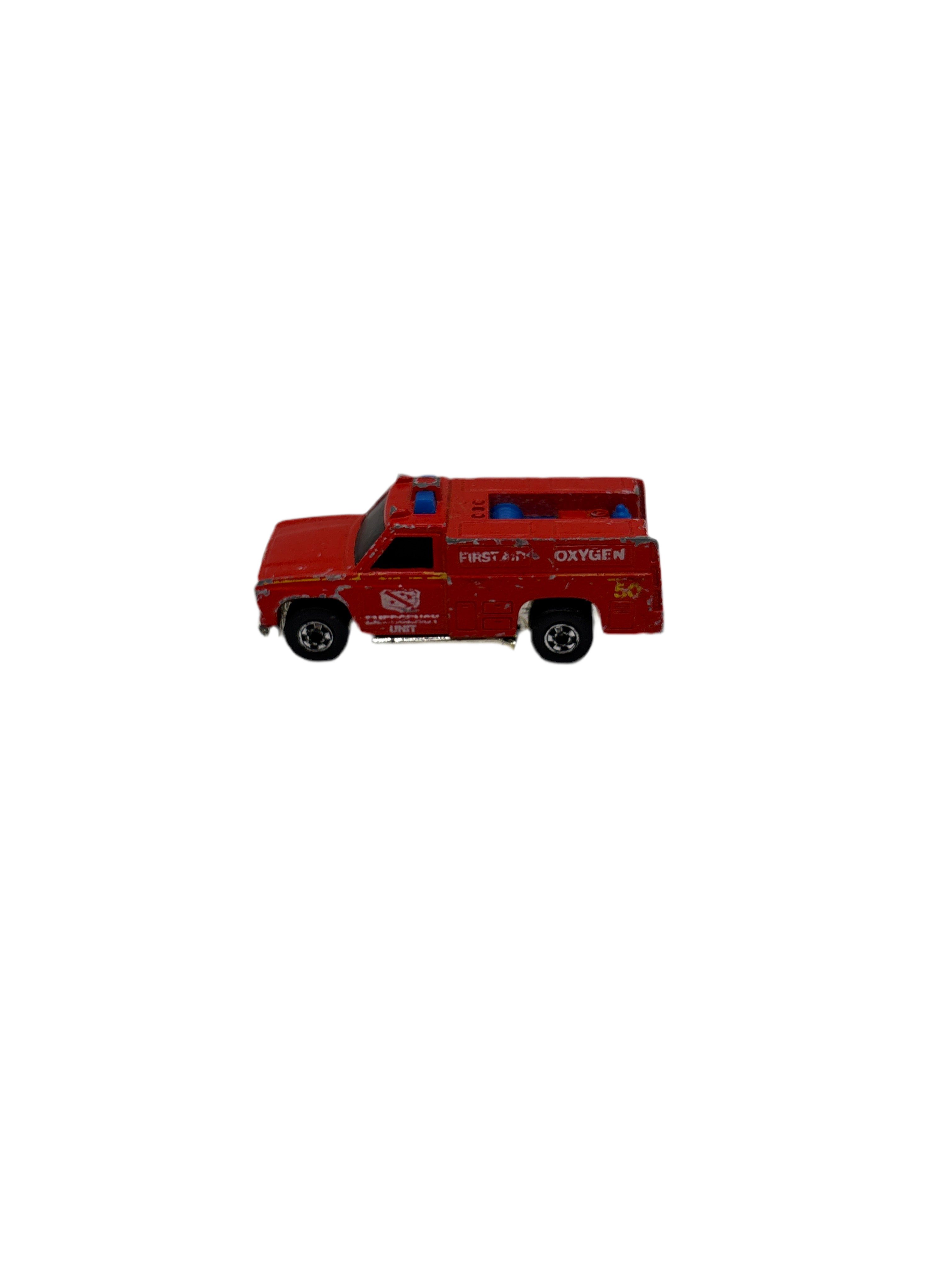 Hot Wheels Emergency Unit Diecast red
