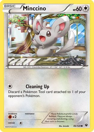 Minccino 086/124 - XY  Fates Collide