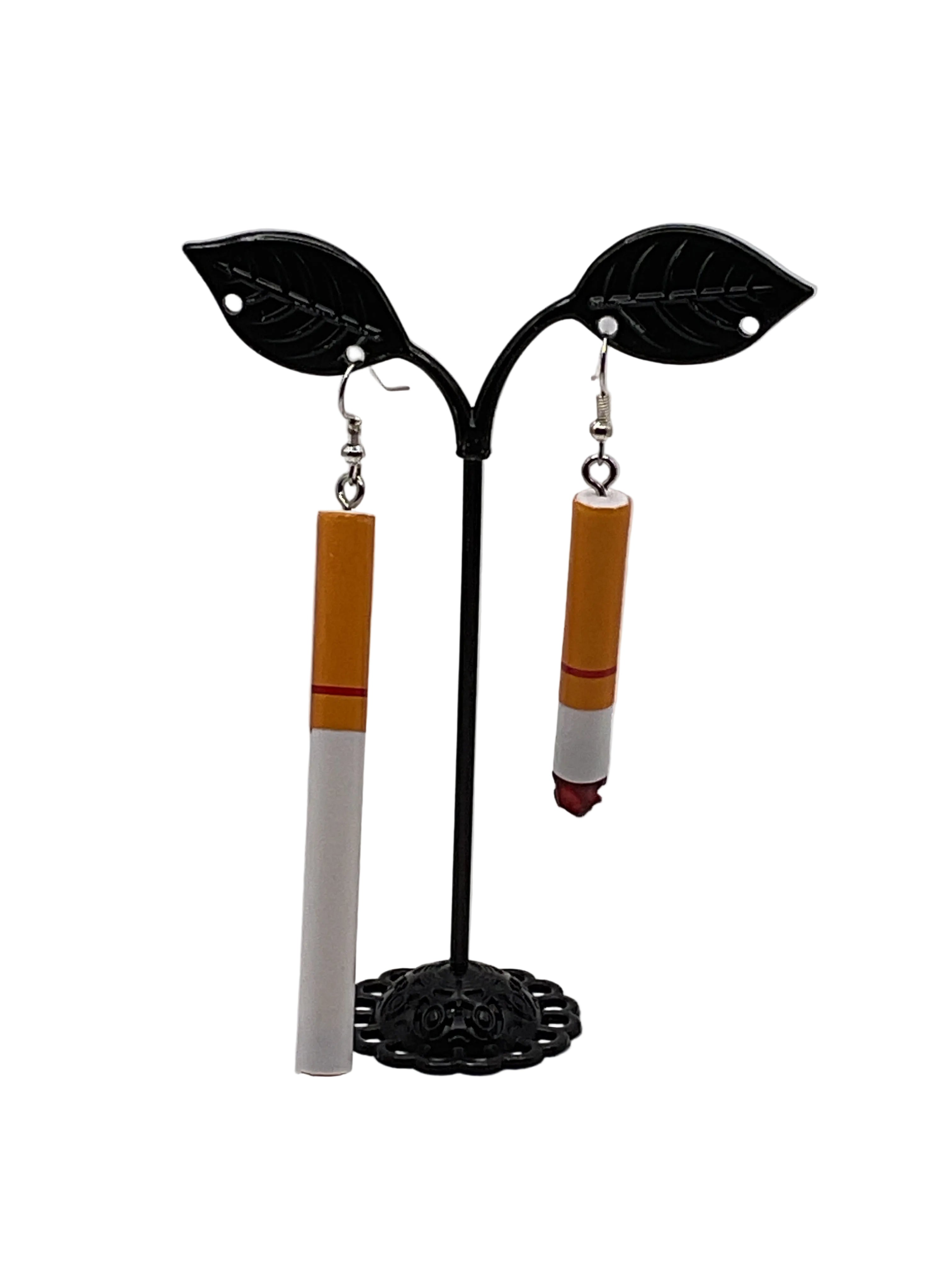 Cigarette Earrings