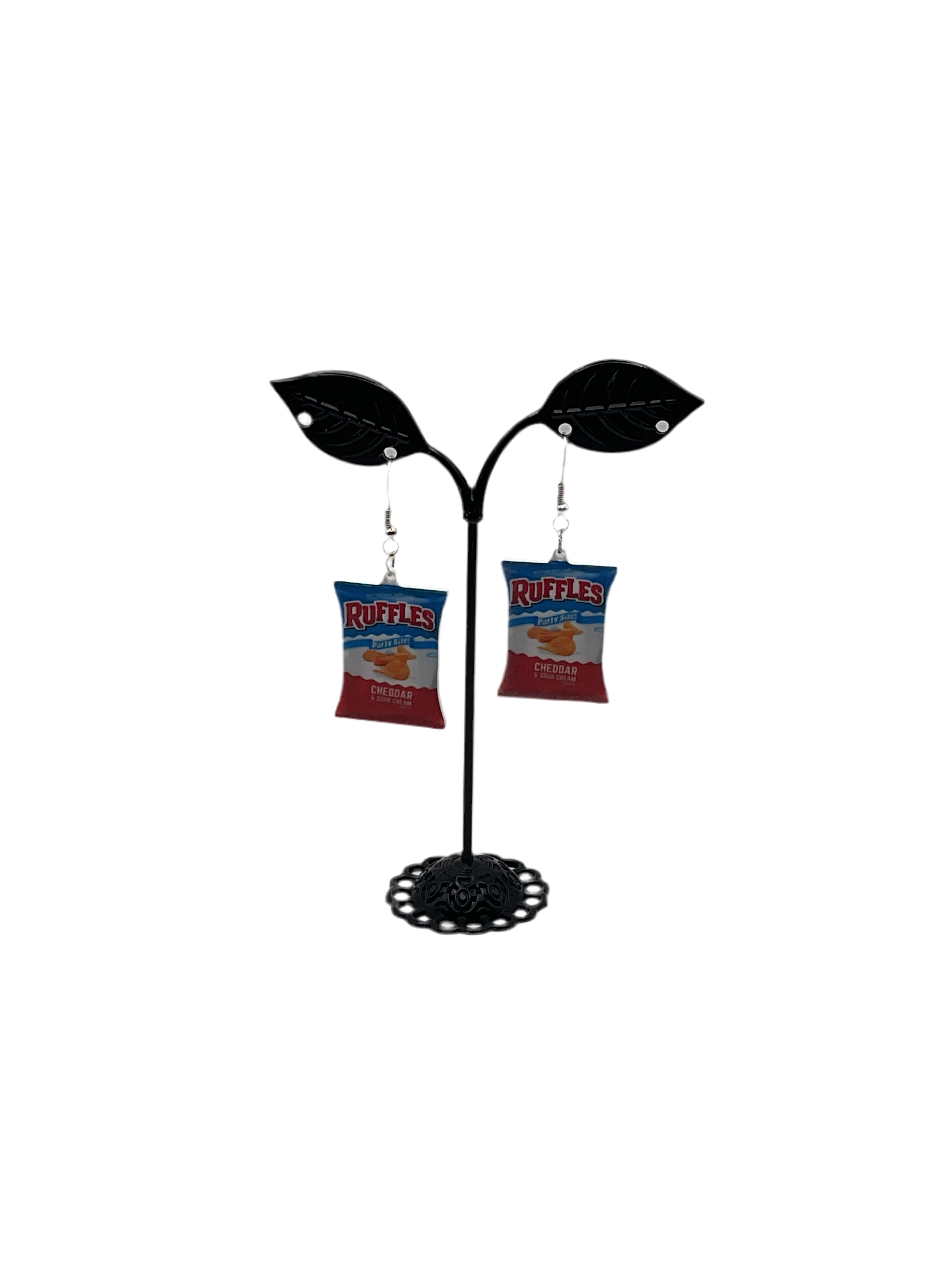Cheddar Ruffles Chips earrings