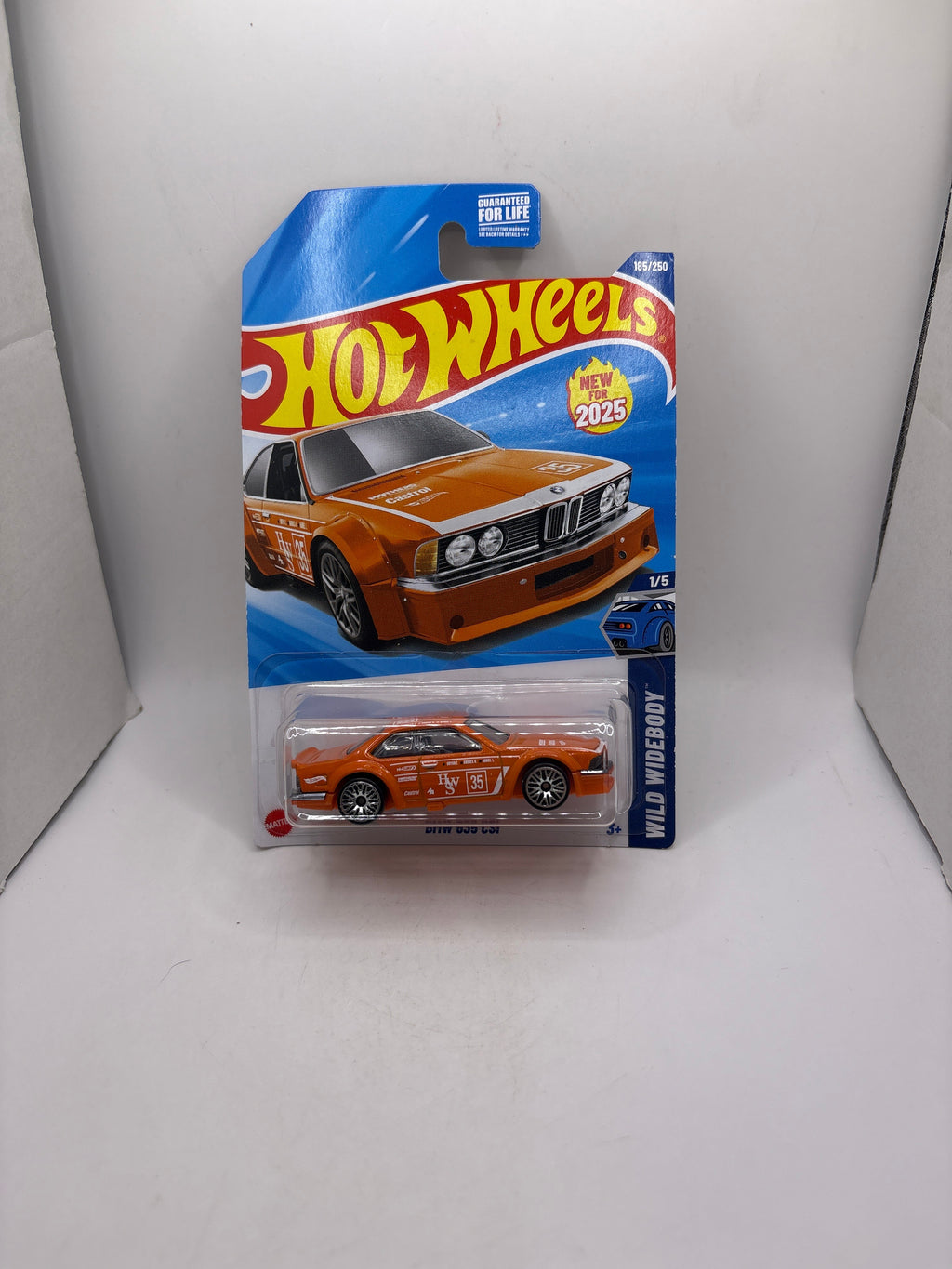 Hot Wheels BMW 635 CSi Diecast orange