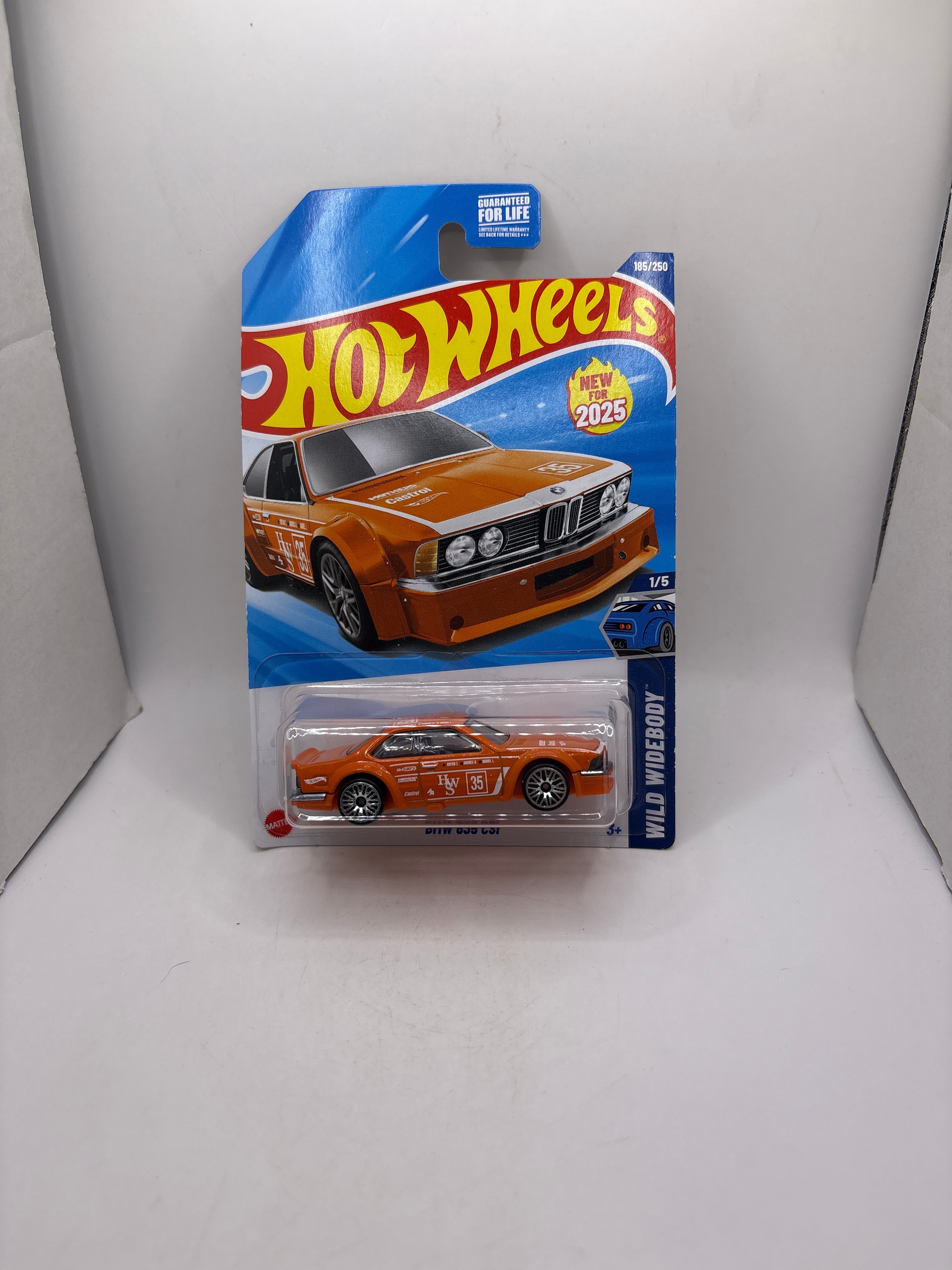 Hot Wheels BMW 635 CSi Diecast orange
