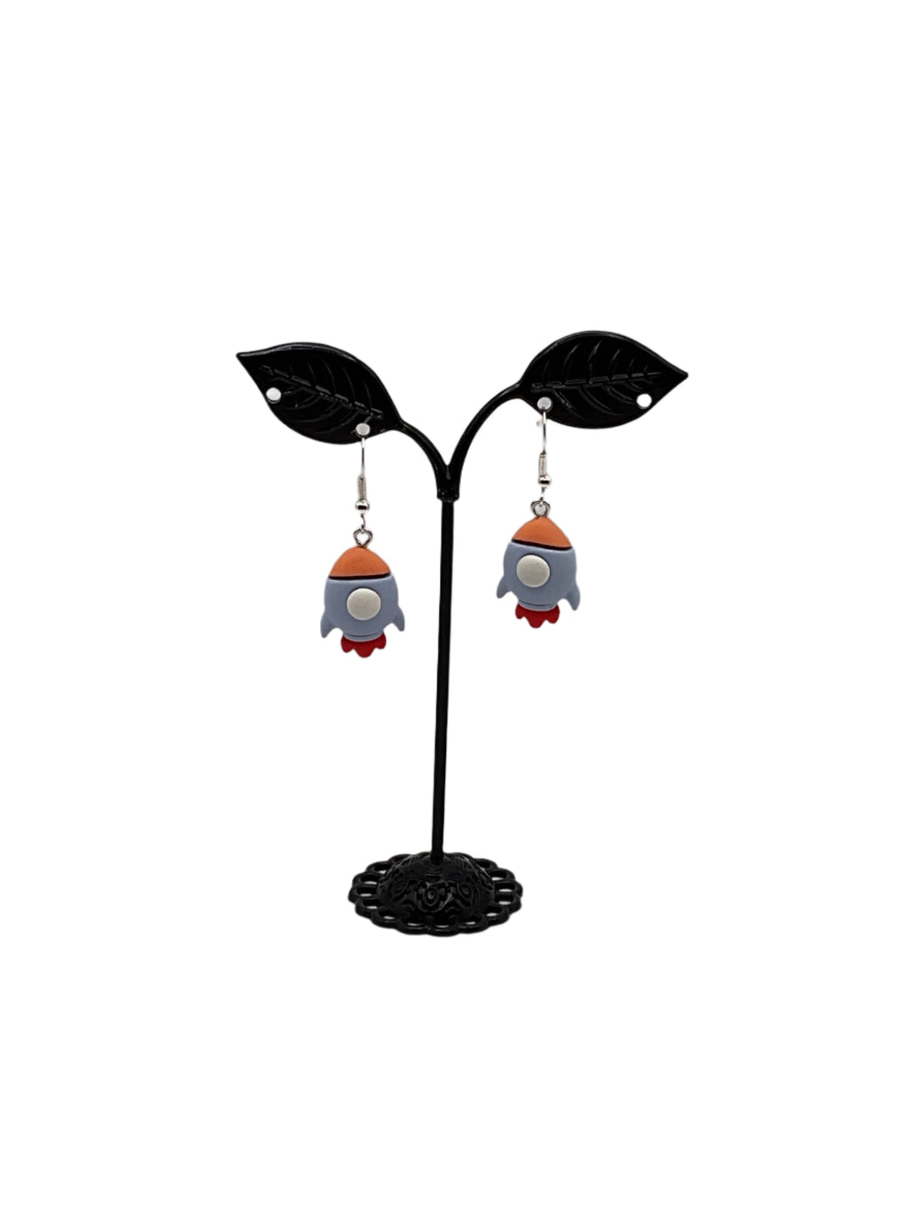 Rocket Ship Earrings 2