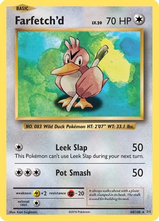Farfetch'd 068/108 - XY  Evolutions