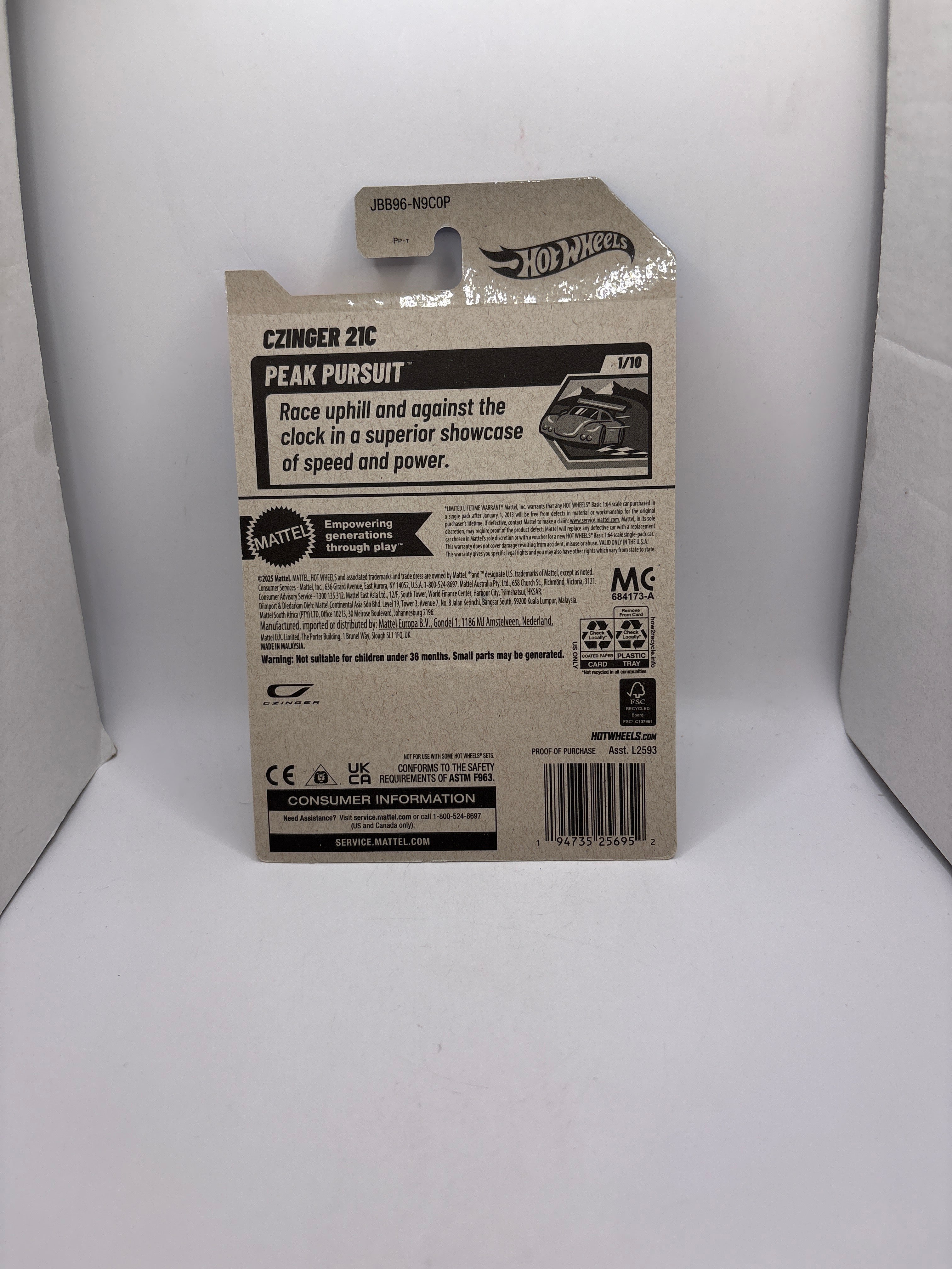 Hot Wheels Czinger 21C Diecast white