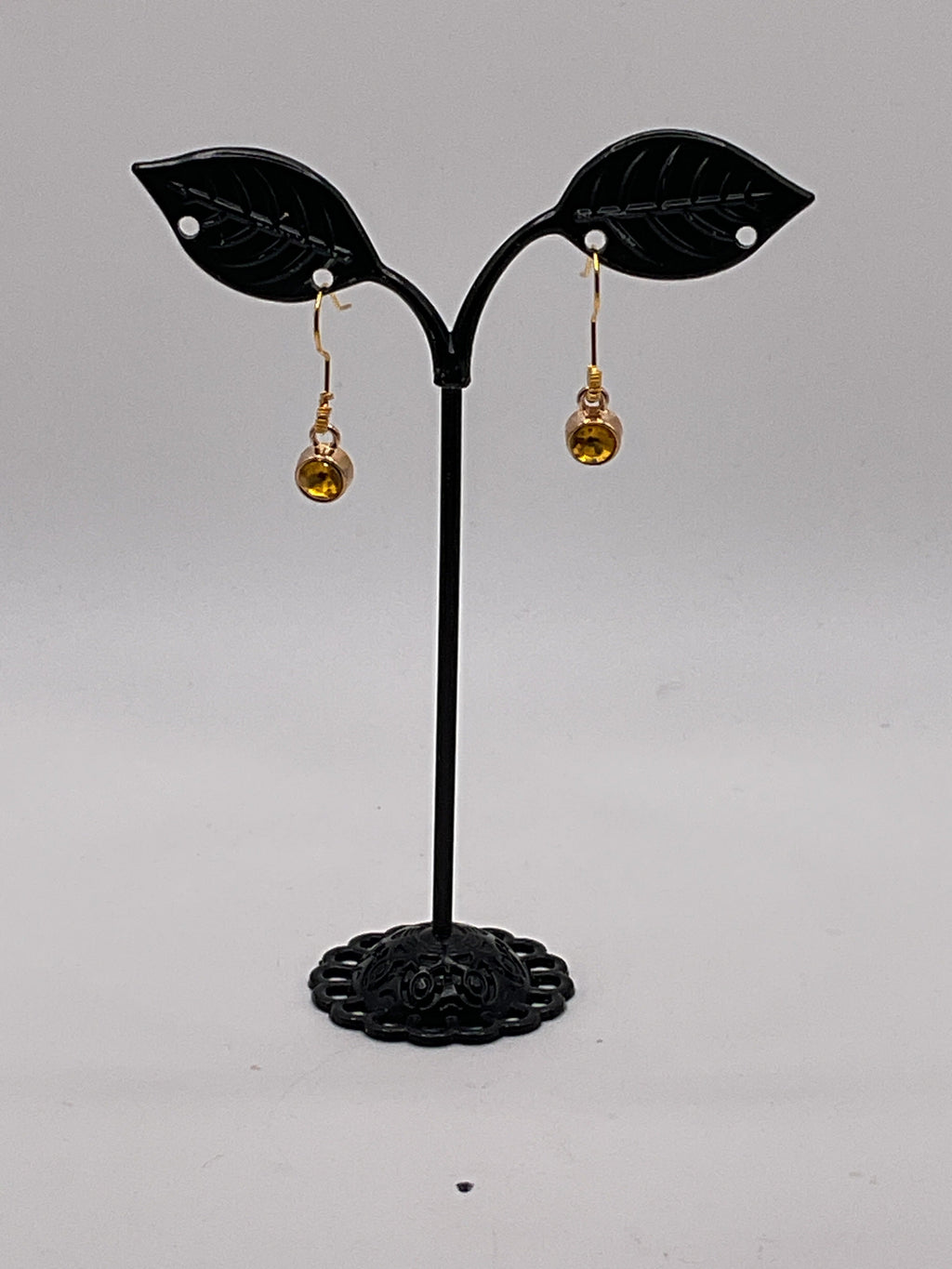 Crystal and Crosses Earrings