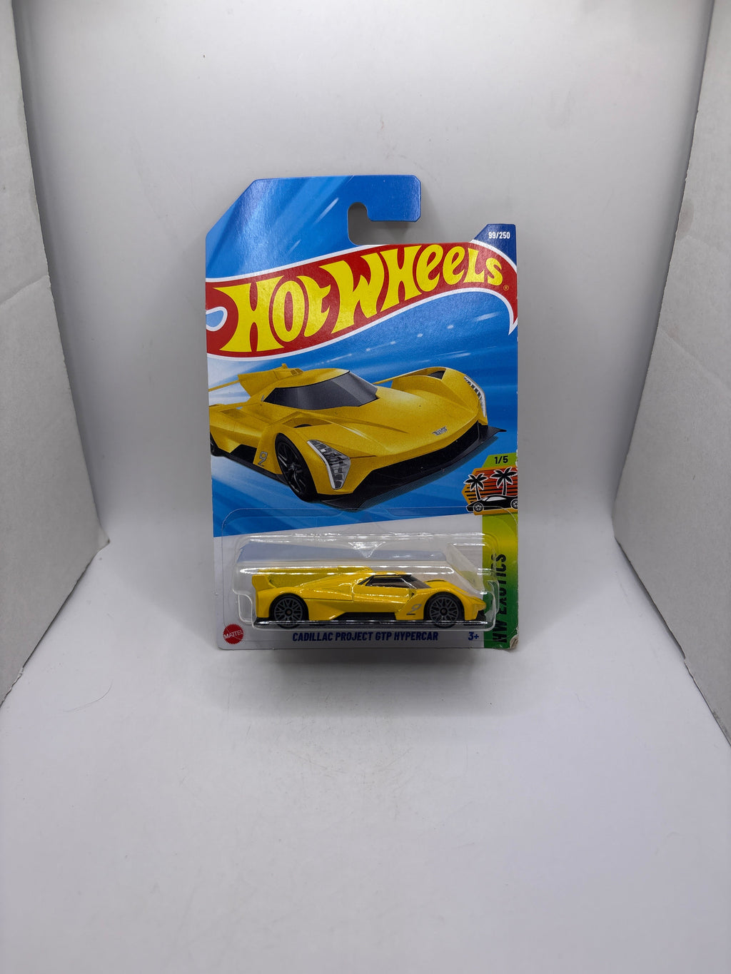 Hot Wheels Cadillac Project GTP Hypercar Diecast yellow