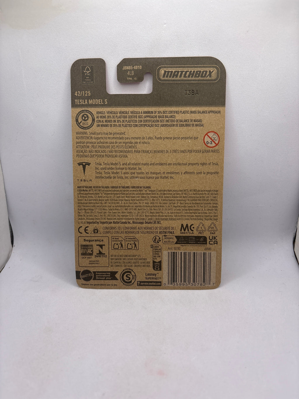 Matchbox Tesla Model S Diecast