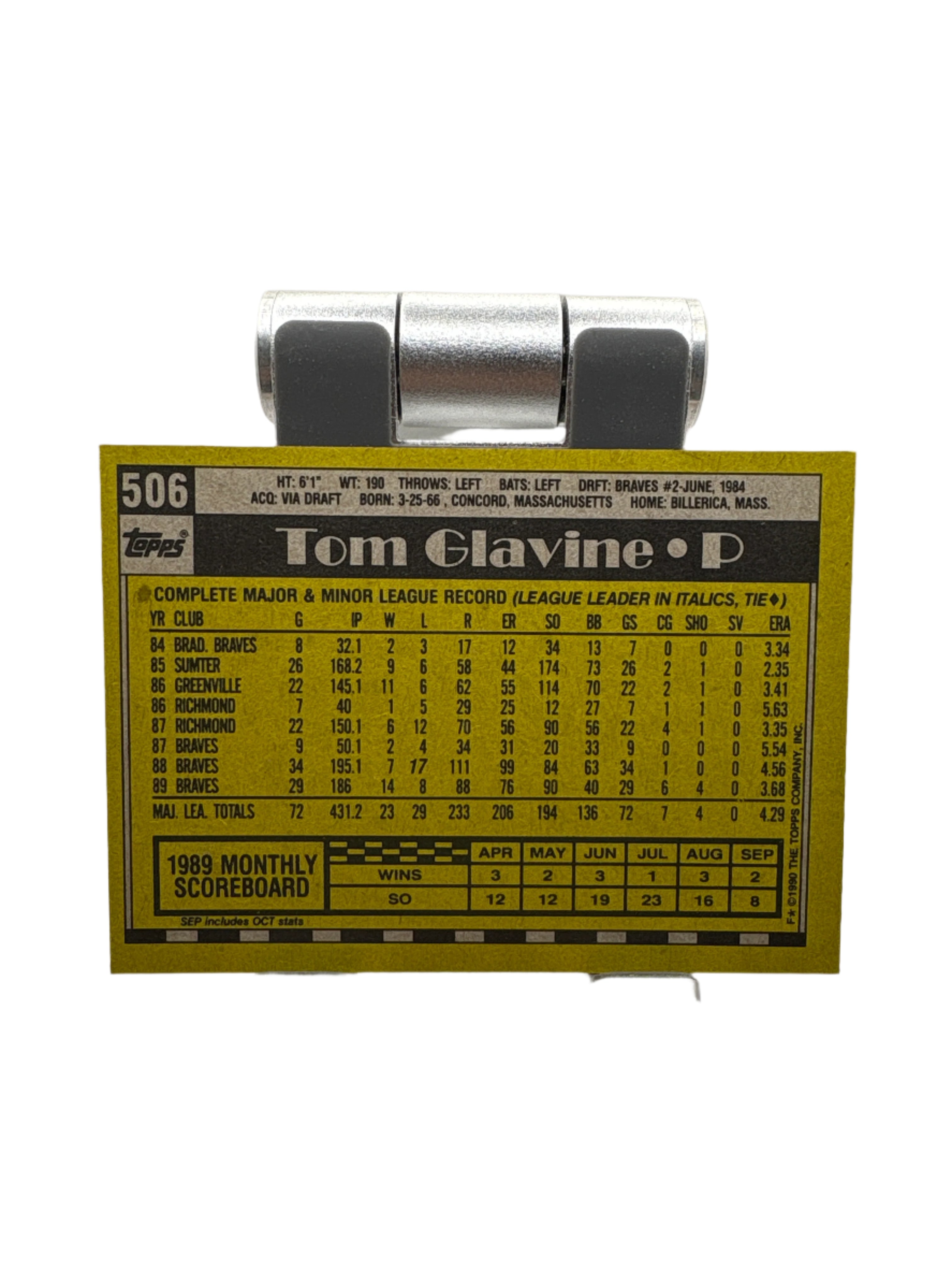 Topps Tom Glavine