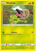 Shelmet 008/111 - SM  Crimson Invasion Reverse Holofoil
