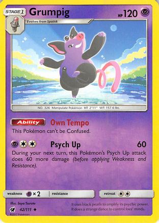 Grumpig 042/111 - SM  Crimson Invasion