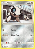 Aron 065/111 - SM  Crimson Invasion Reverse Holofoil
