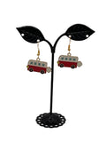 Red Van Earrings