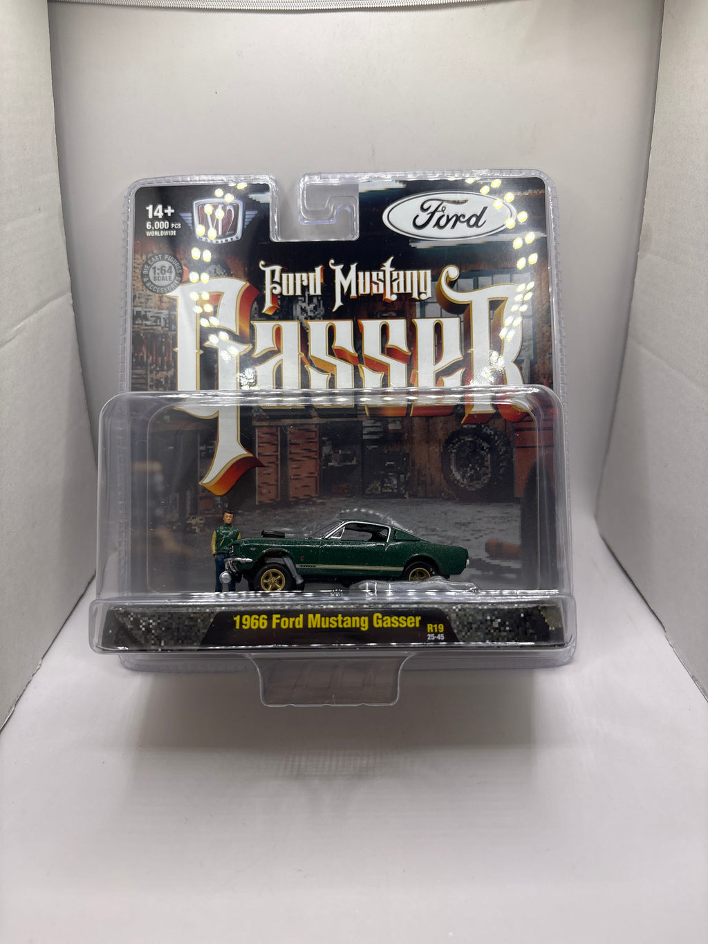 M2 1966 Ford Mustang Gasser Diecast green