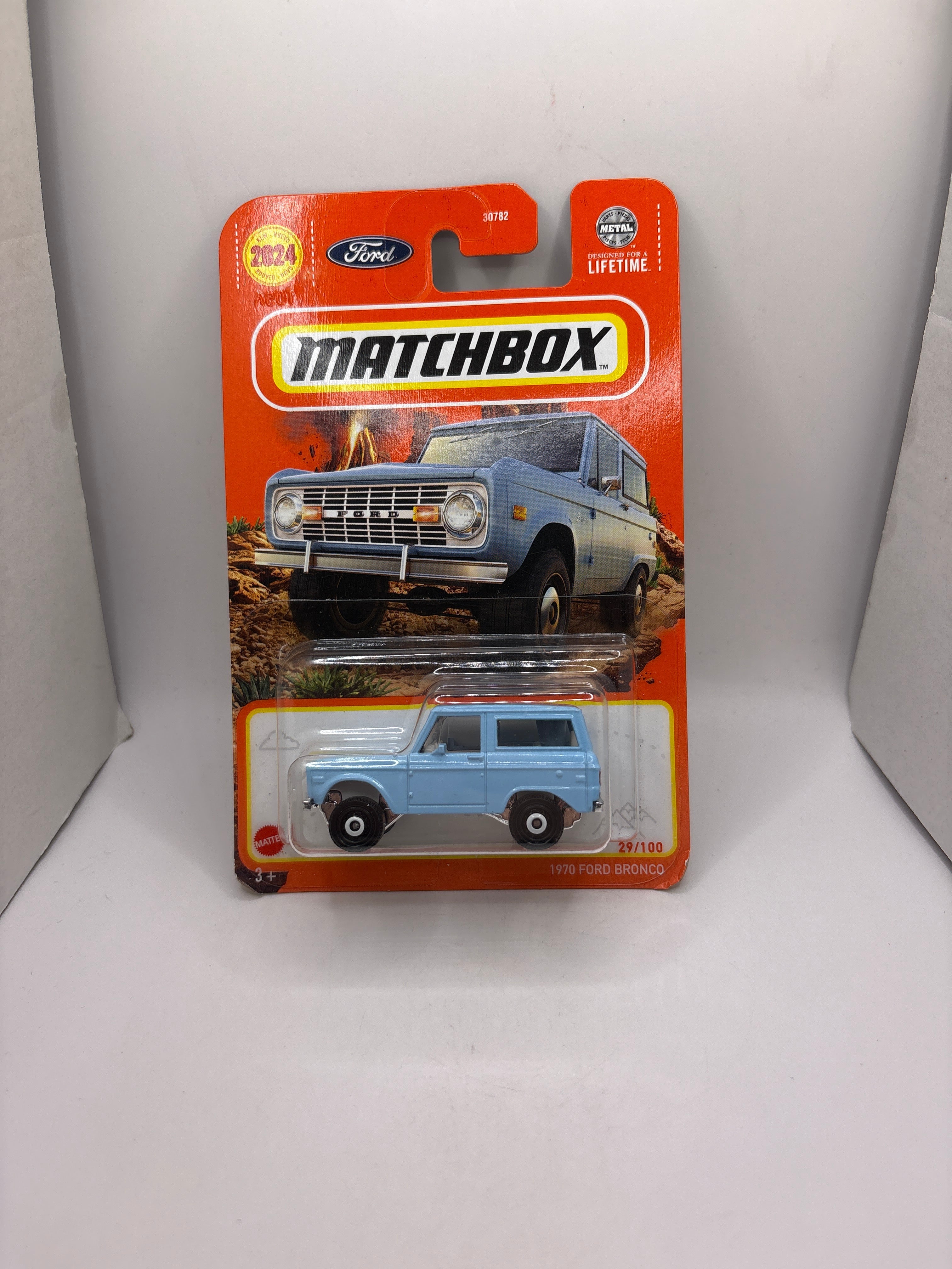 Matchbox 1970 Ford Bronco Diecast blue